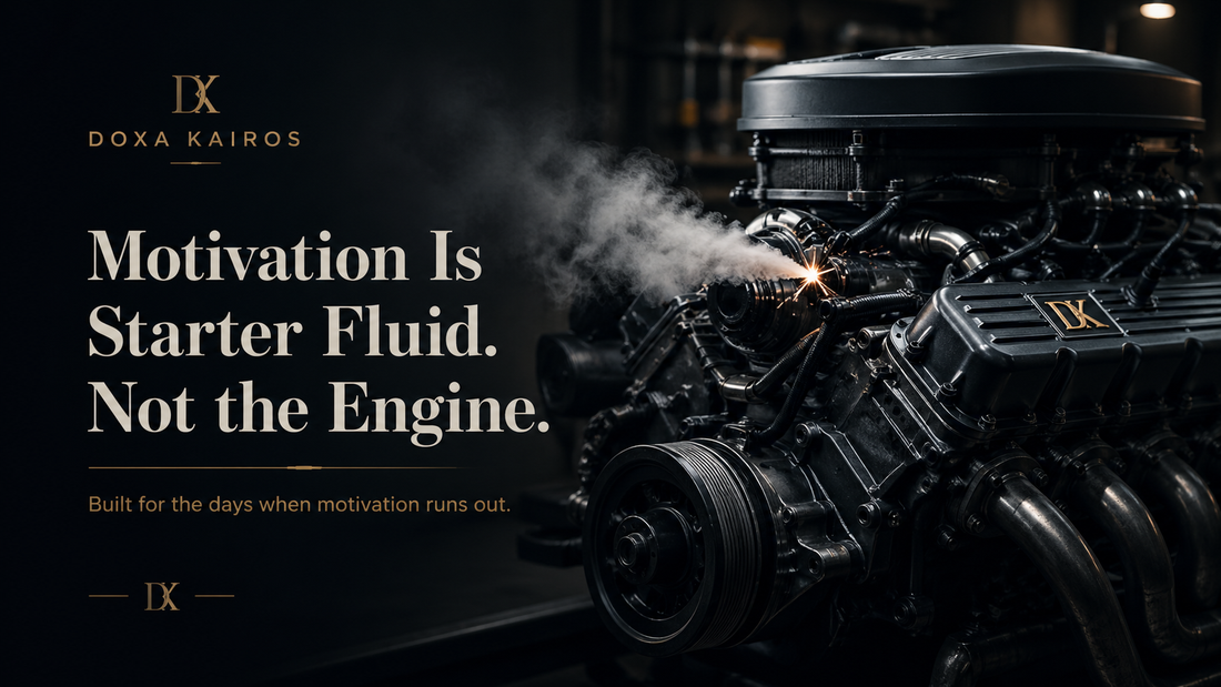 Motivation Is Starter Fluid. Not the Engine.