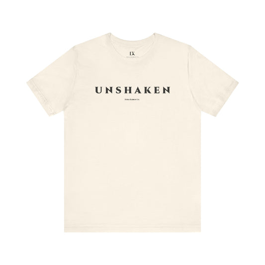 Unshaken Wordmark Edition | Front Print | Doxa Kairos™ T-Shirt