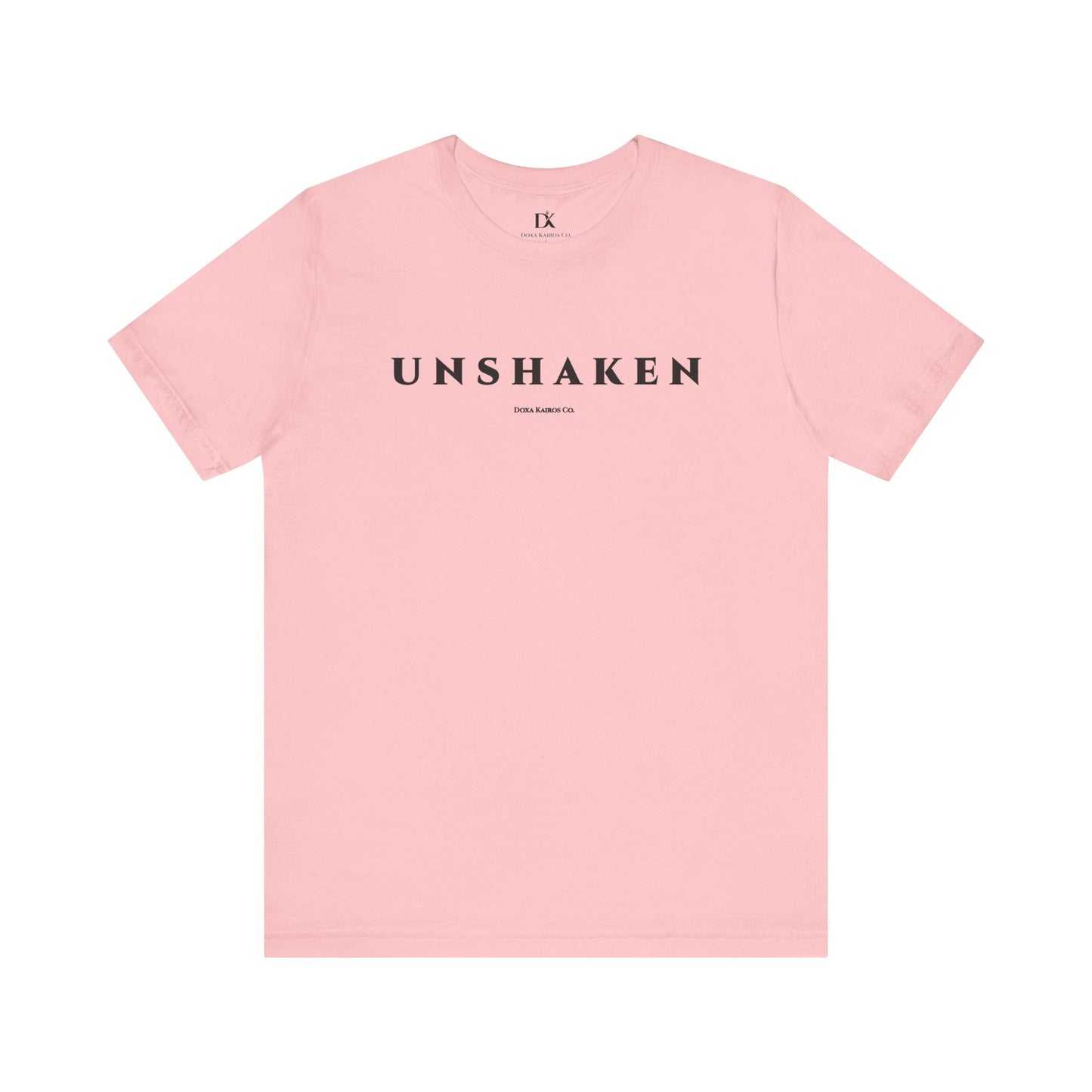 Unshaken Wordmark Edition | Front Print | Doxa Kairos™ T-Shirt