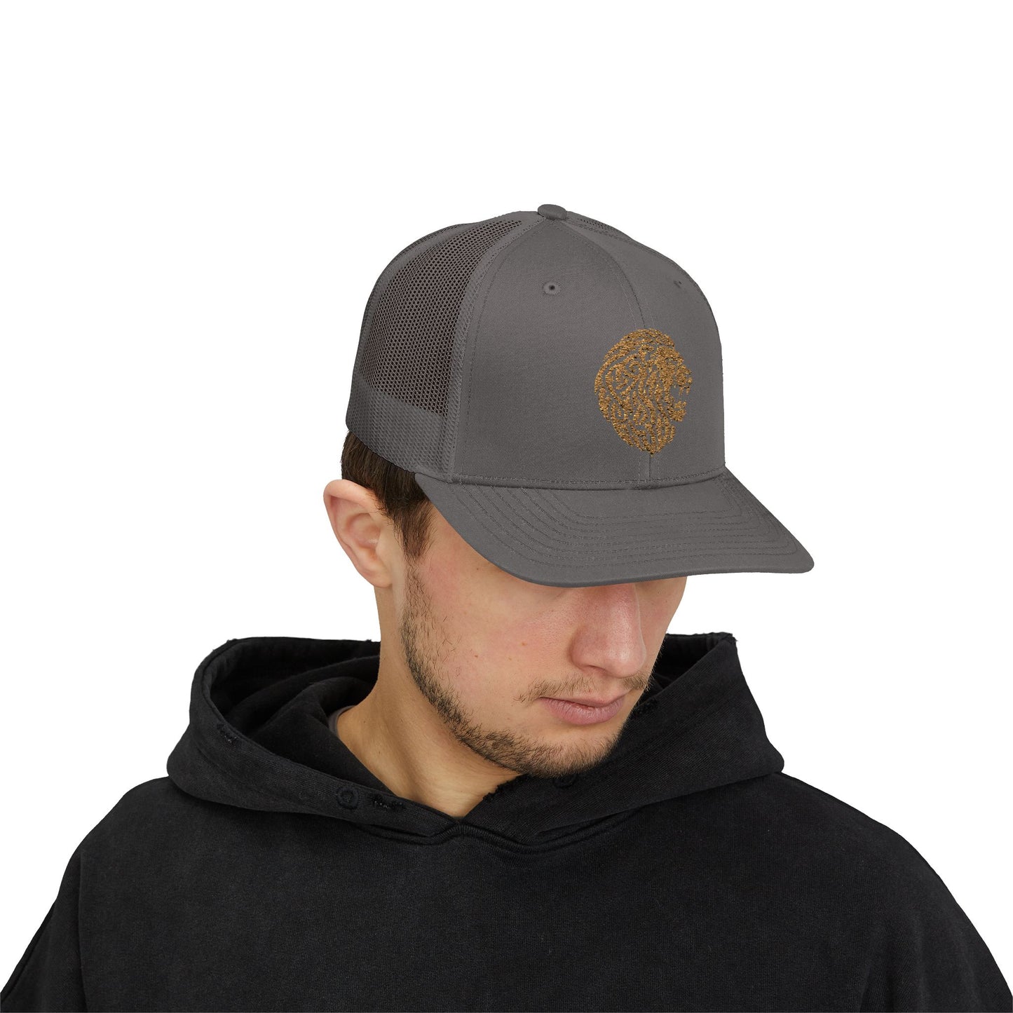 Embroidered DK Lion Logo Snapback Trucker Cap Doxa Kairos™ Hat