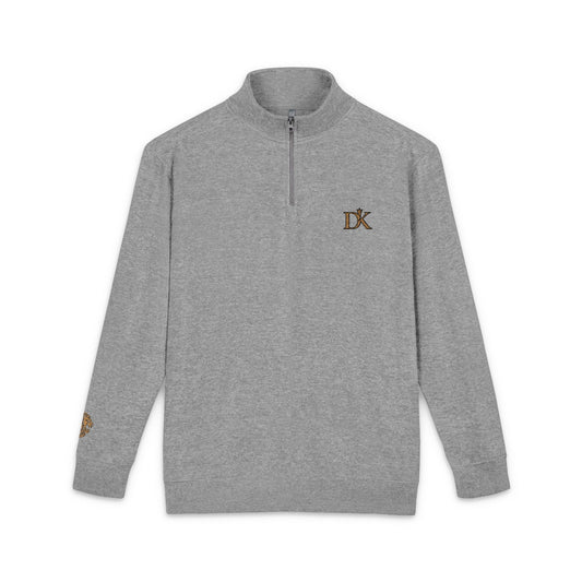 Grey DK Monogram Logo Half Zip Fleece Kairos™ Pullover