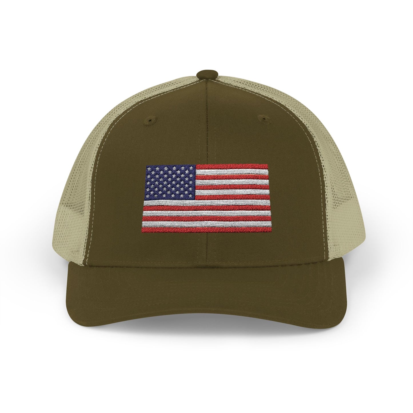 Embroidered American Flag Trucker Cap Doxa Kairos™ Hat