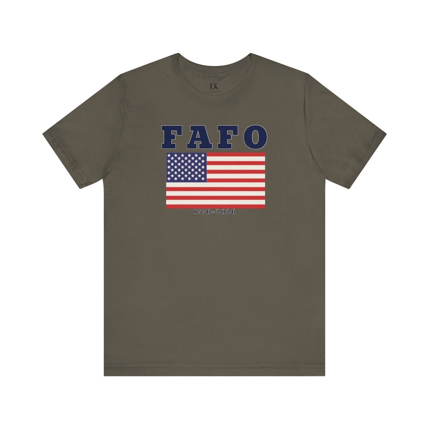 FAFO American Flag Tee — 1776–2026 Patriotic Graphic T-Shirt
