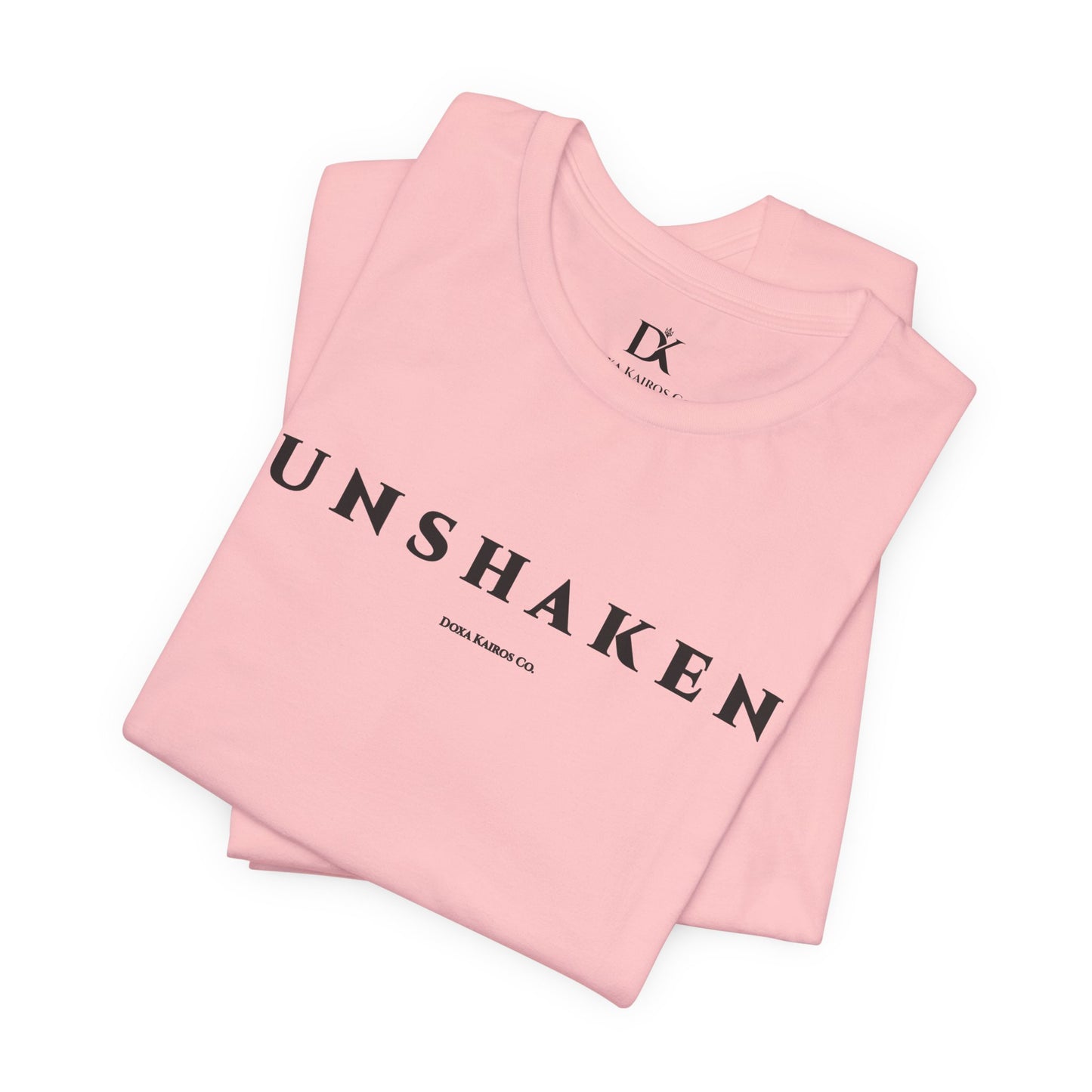 Unshaken Wordmark Edition | Front Print | Doxa Kairos™ T-Shirt