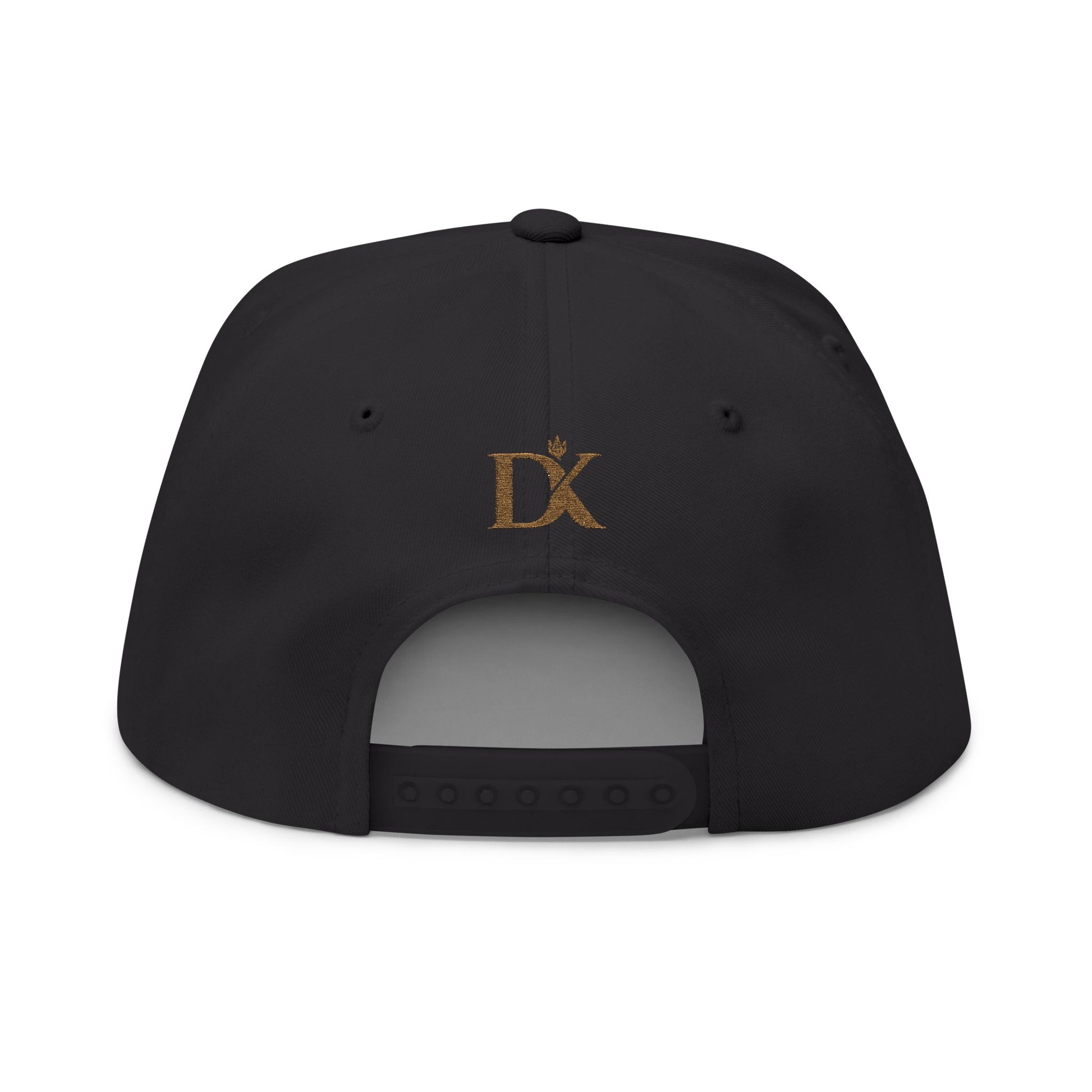Back of Black Lions Makr Doxa Kairos Hat