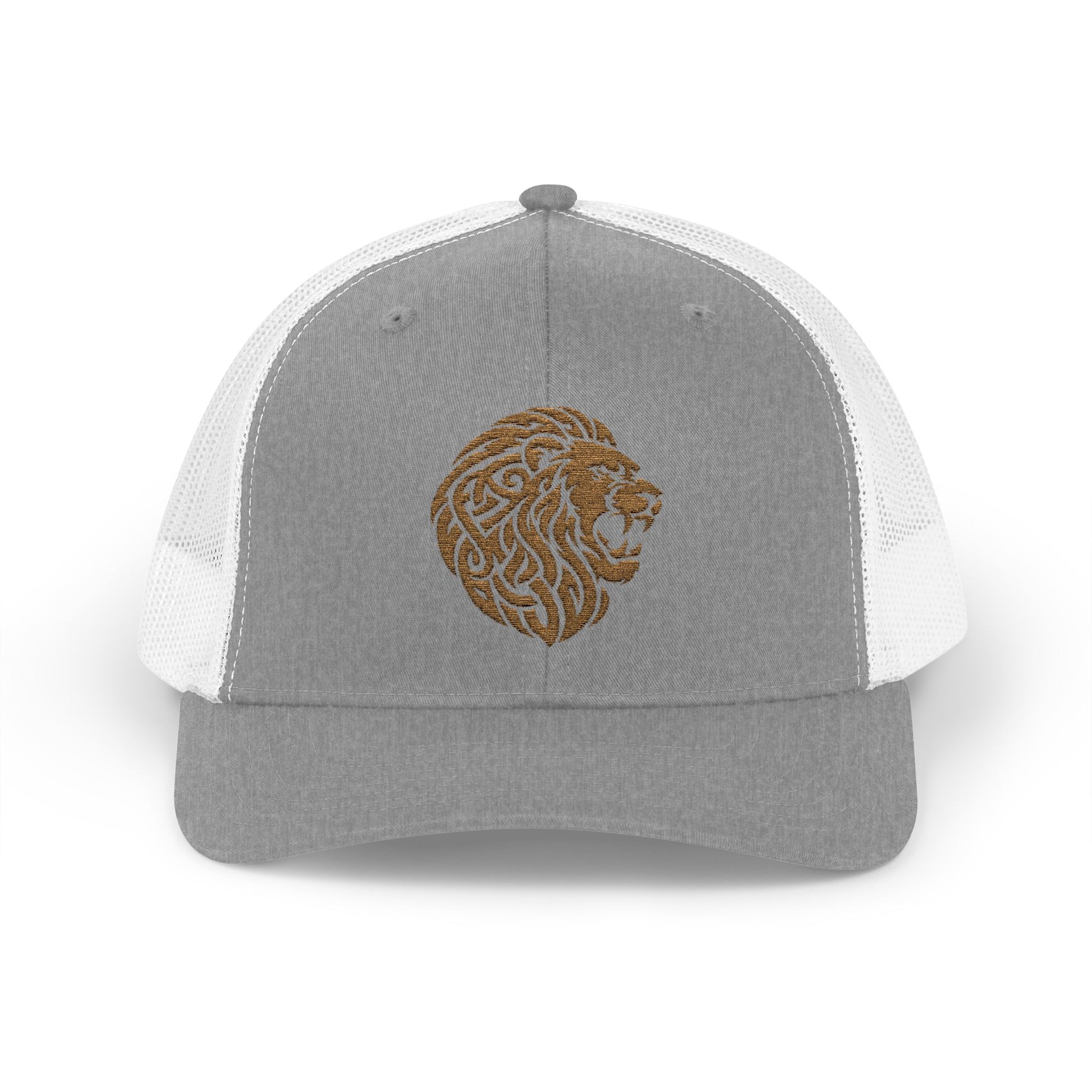 Grey and White DK Lion Trucker Cap Doxa Kairos™ Hat