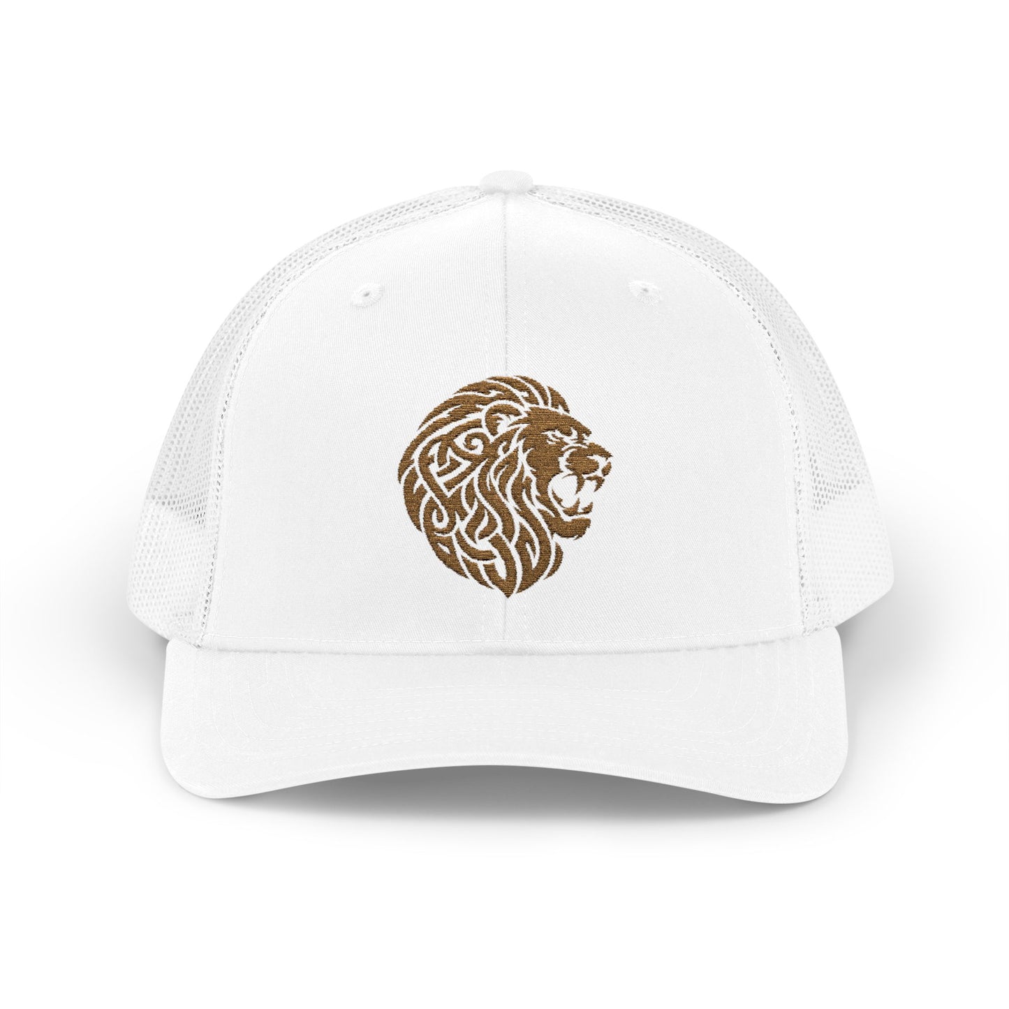 White DK Lion Trucker Cap Doxa Kairos™ Hat