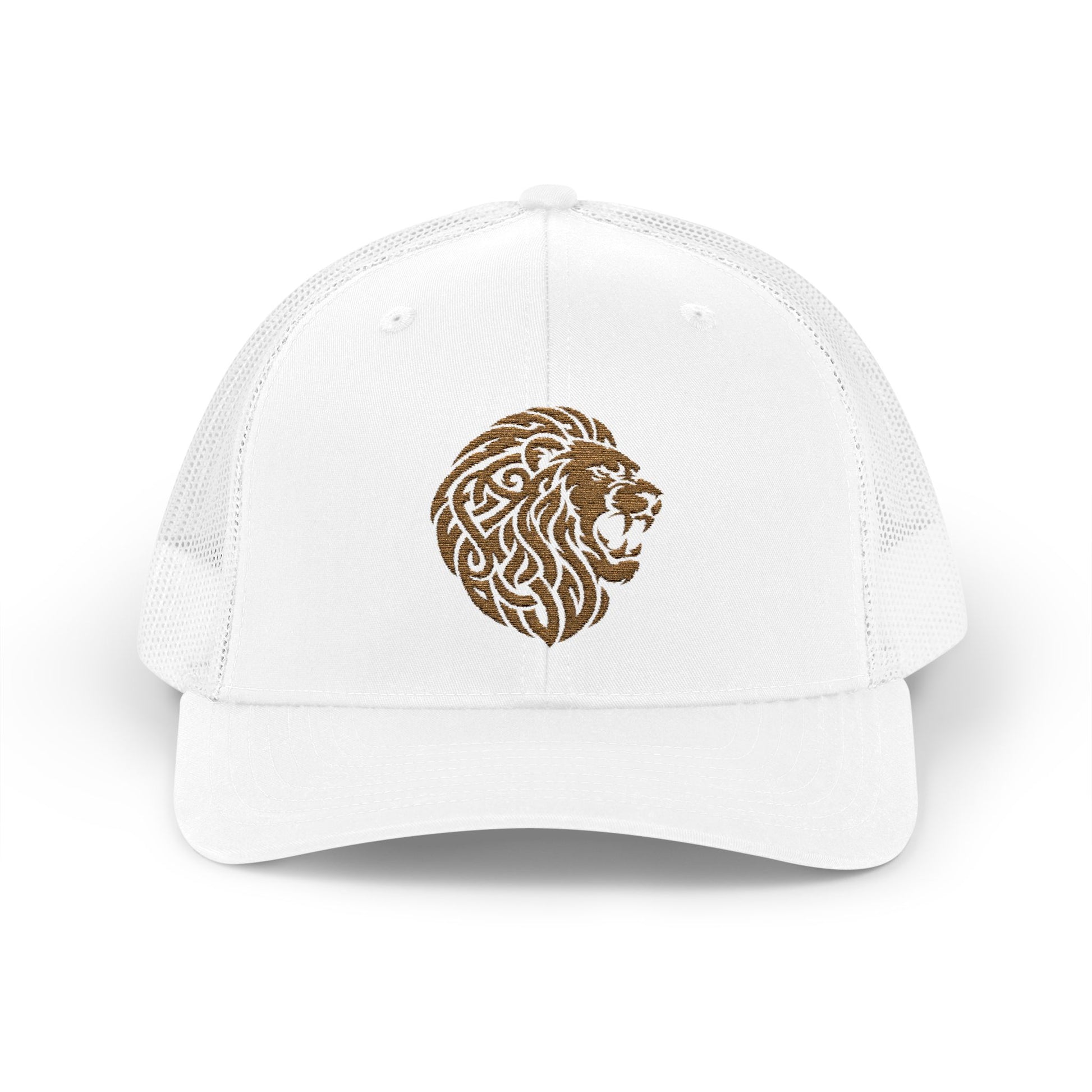 White DK Lion Trucker Cap Doxa Kairos™ Hat