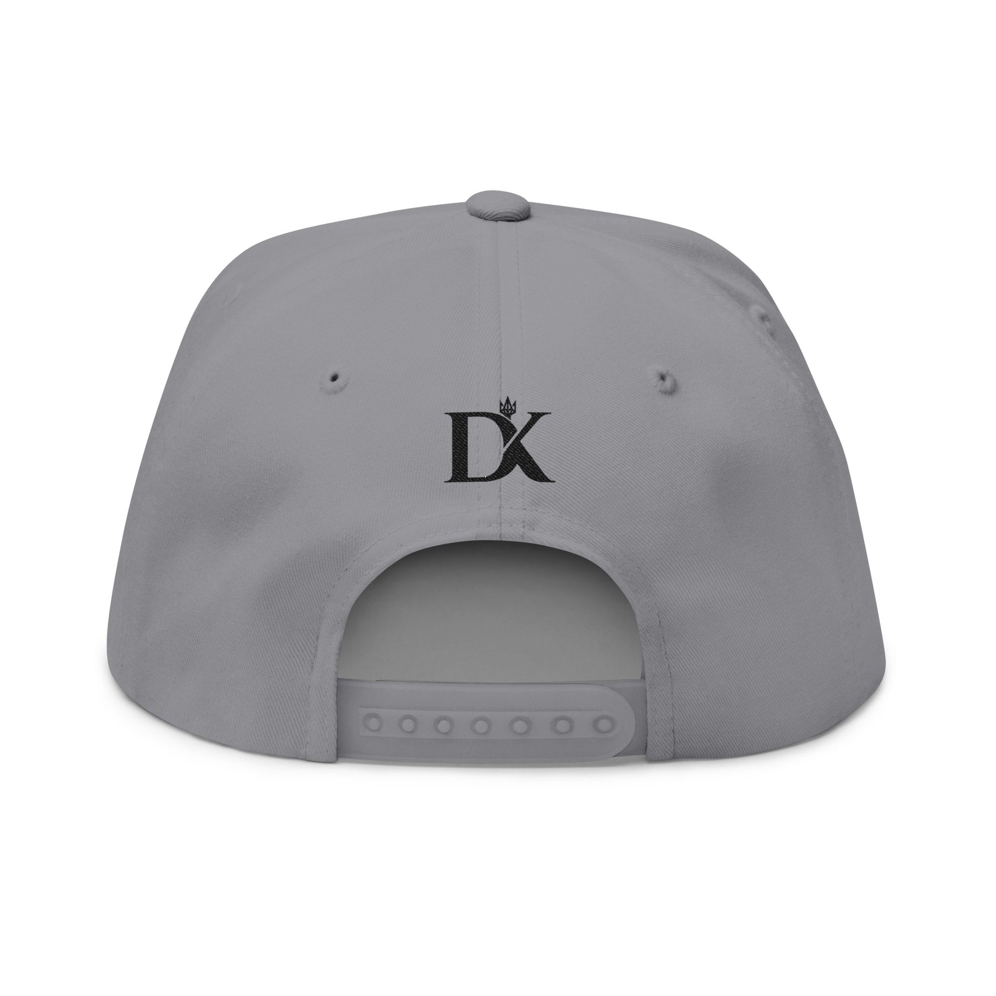 Back of Grey Built for the Storm with Black letters  Doxa Kairos™ Hat