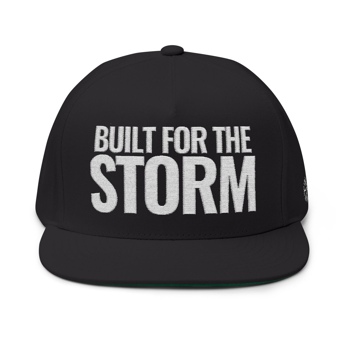 Front of Black Built for the Storm  Doxa Kairos™ Hat