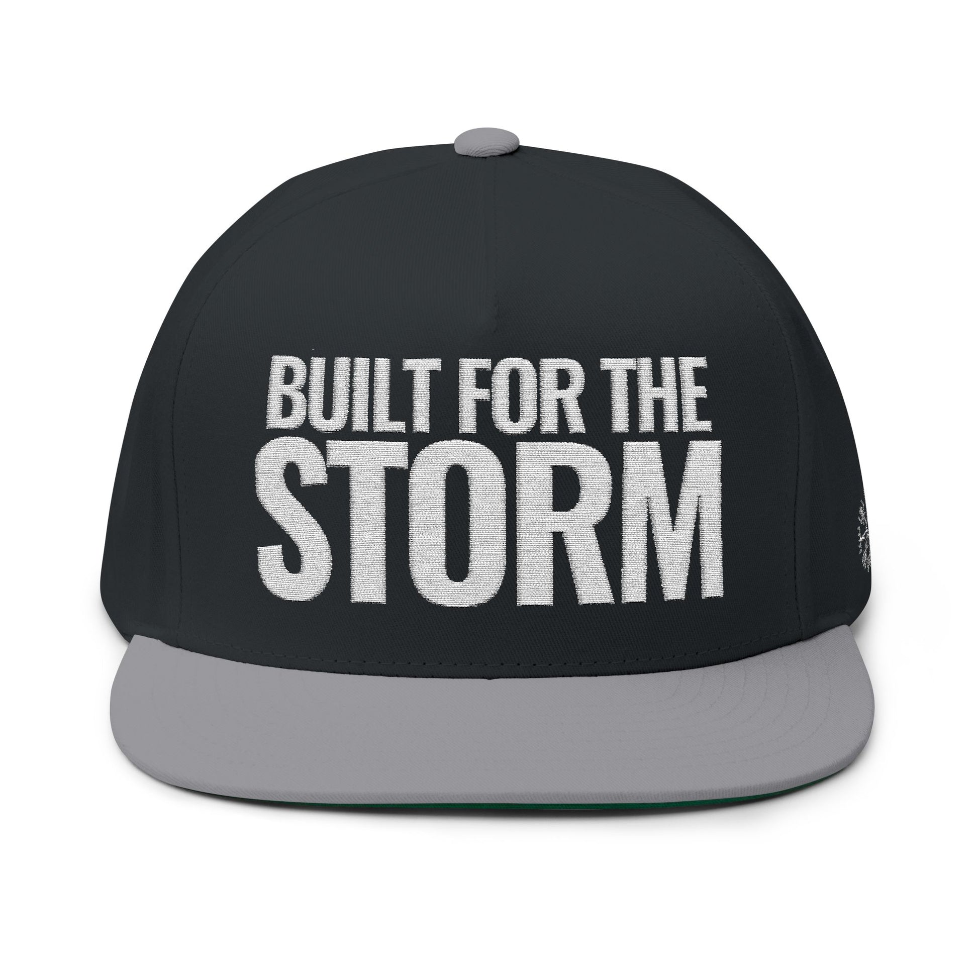 Front of Black Grey Built for the Storm  Doxa Kairos™ Hat