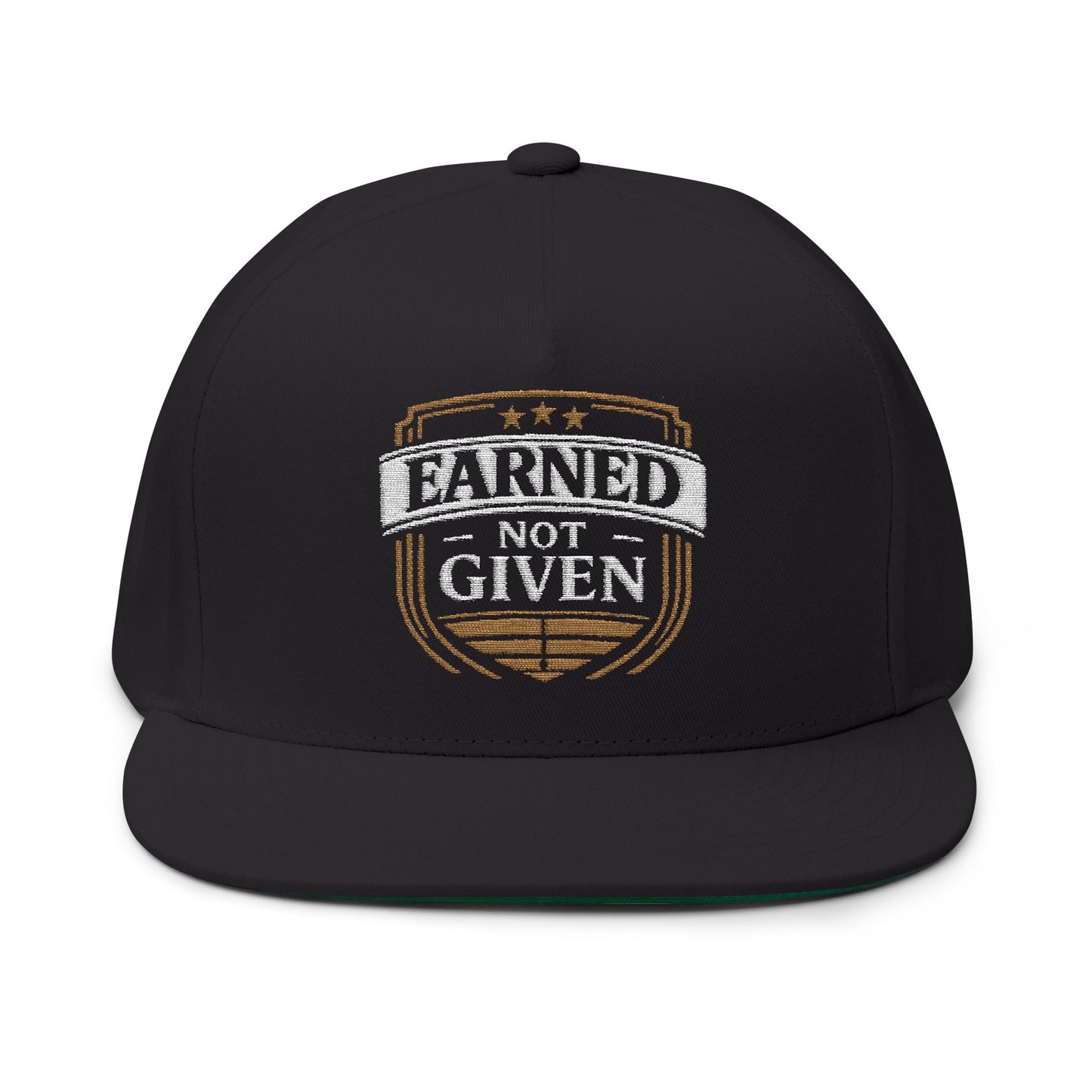 Front of Black Earned Not Given  Doxa Kairos™ Hat
