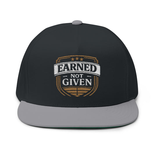 Front of BlackGrey Earned Not Given  Doxa Kairos™ Hat