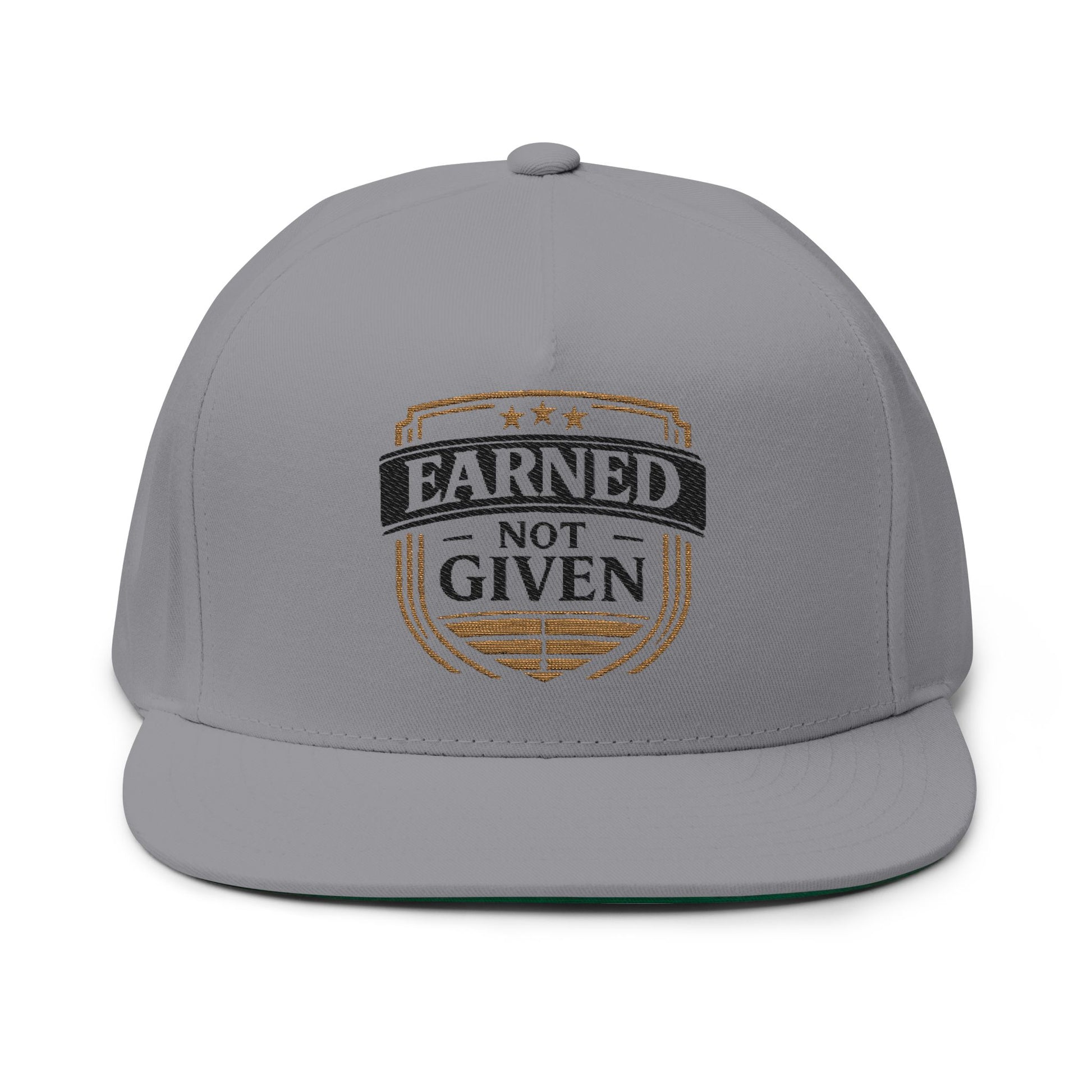 Front of Grey Earned Not Given  Doxa Kairos™ Hat