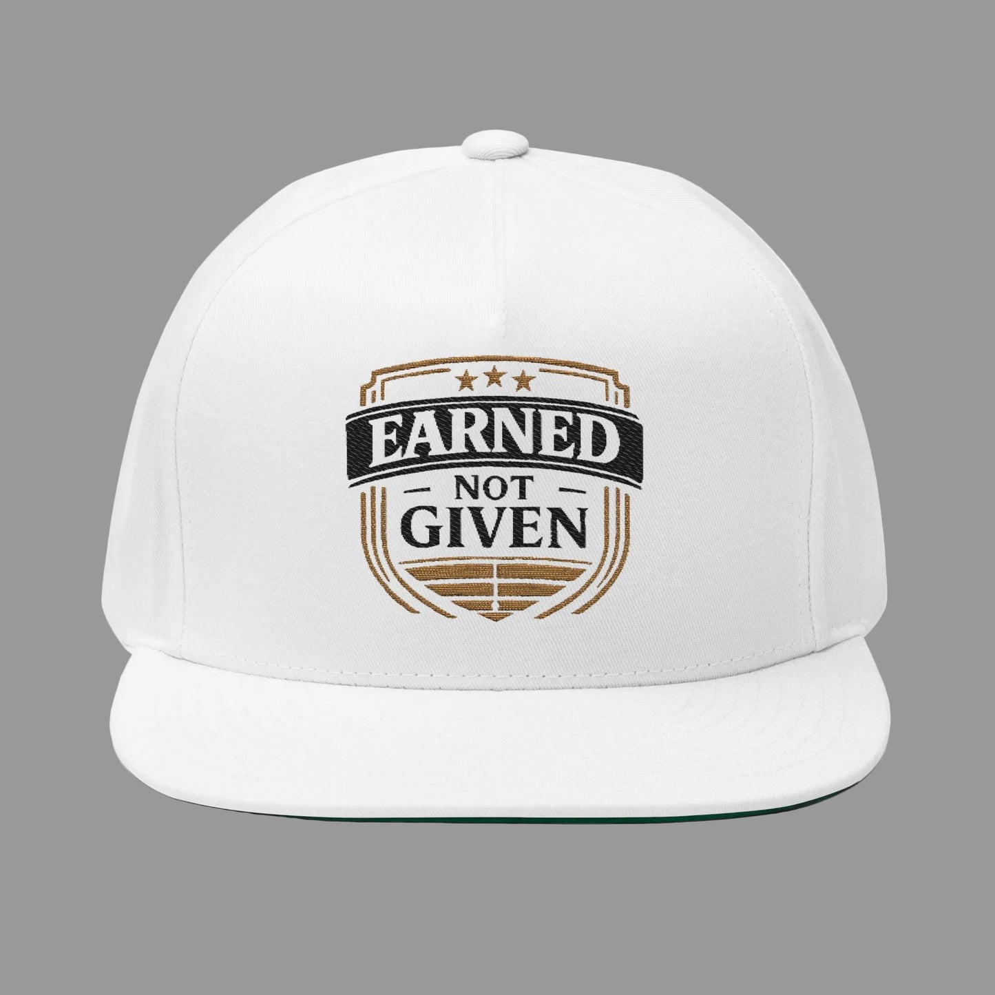 Front of White Earned Not Given  Doxa Kairos™ Hat