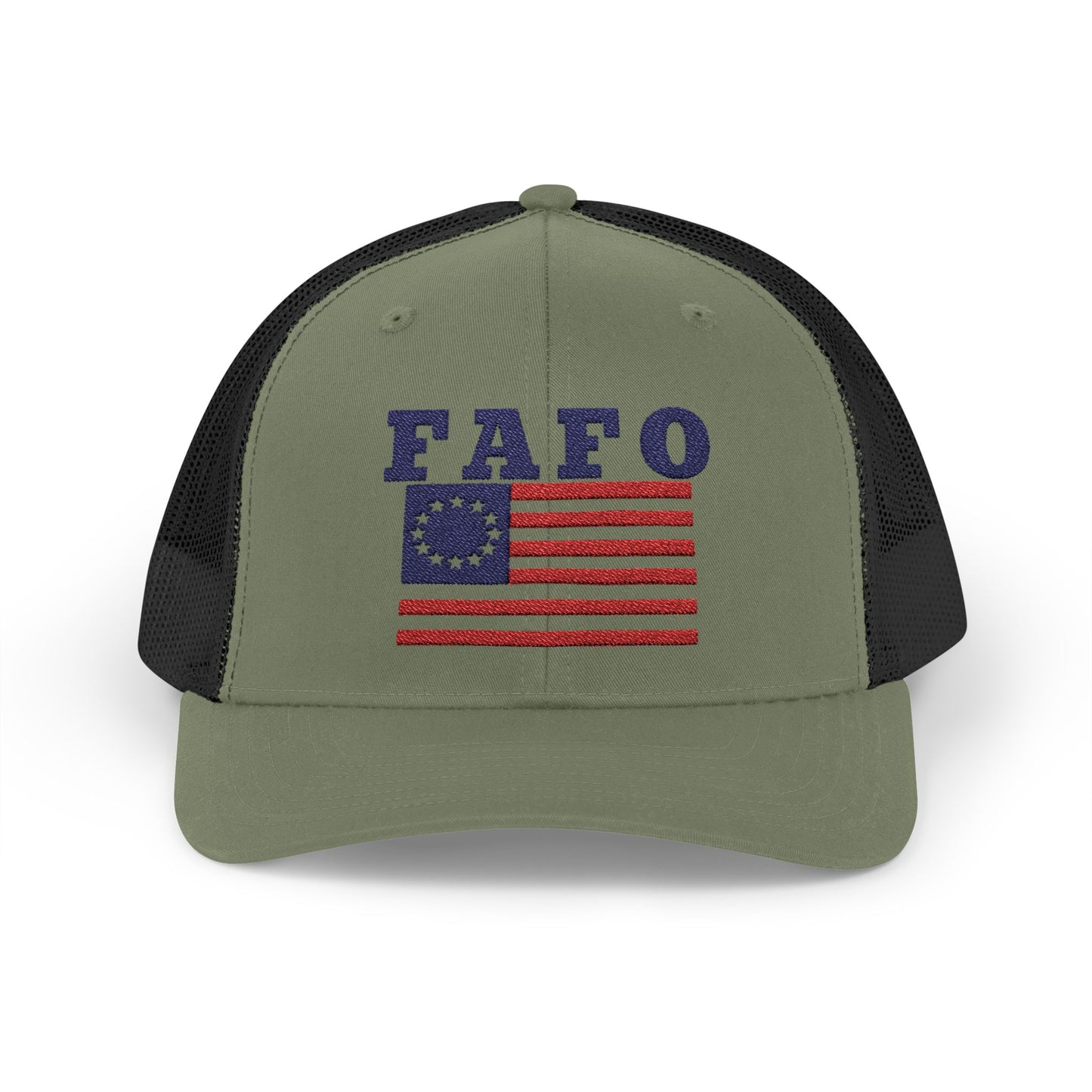 Green and Black FAFO USA Flag Doxa Kairos™ Hat