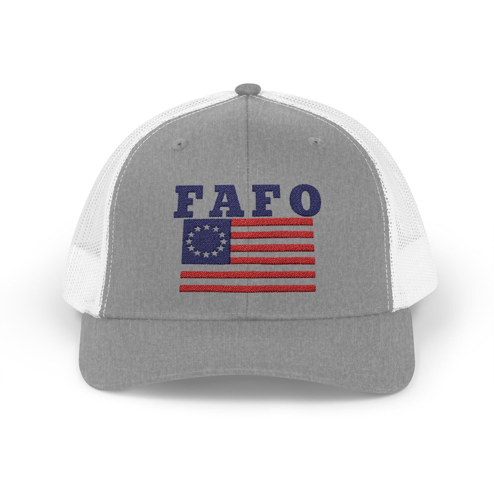 Grey FAFO USA Flag Doxa Kairos™ Hat