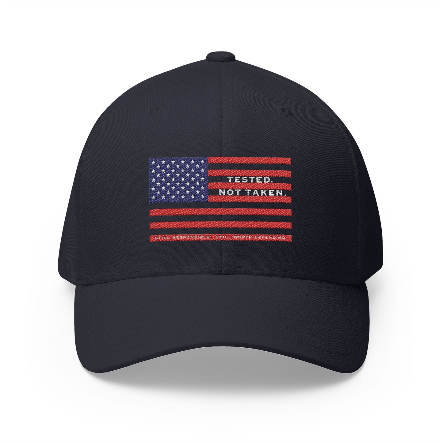 Front of Navy Tested Not Take Flag  Doxa Kairos™ Hat