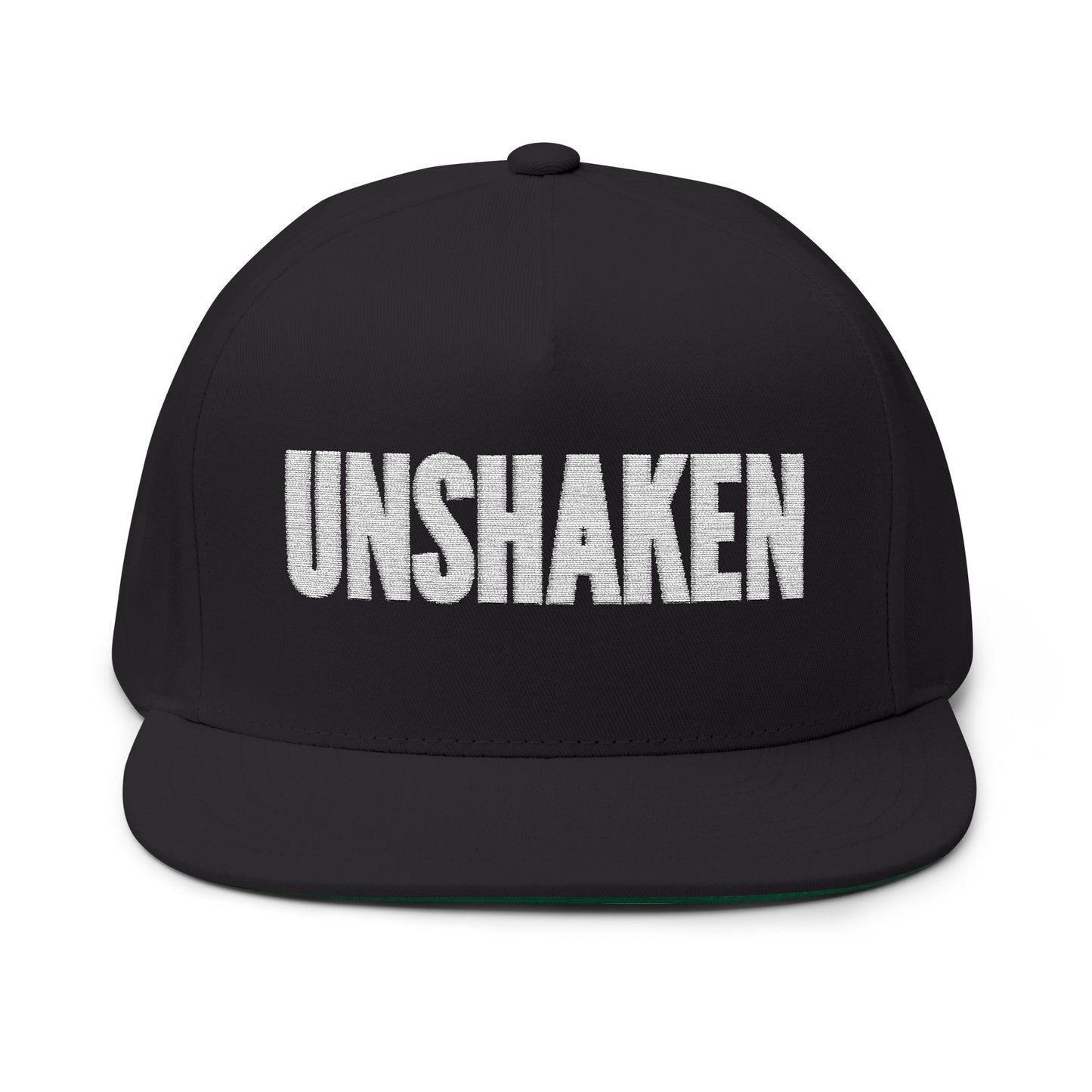 Front of Black Unshaken  Doxa Kairos™ Hat
