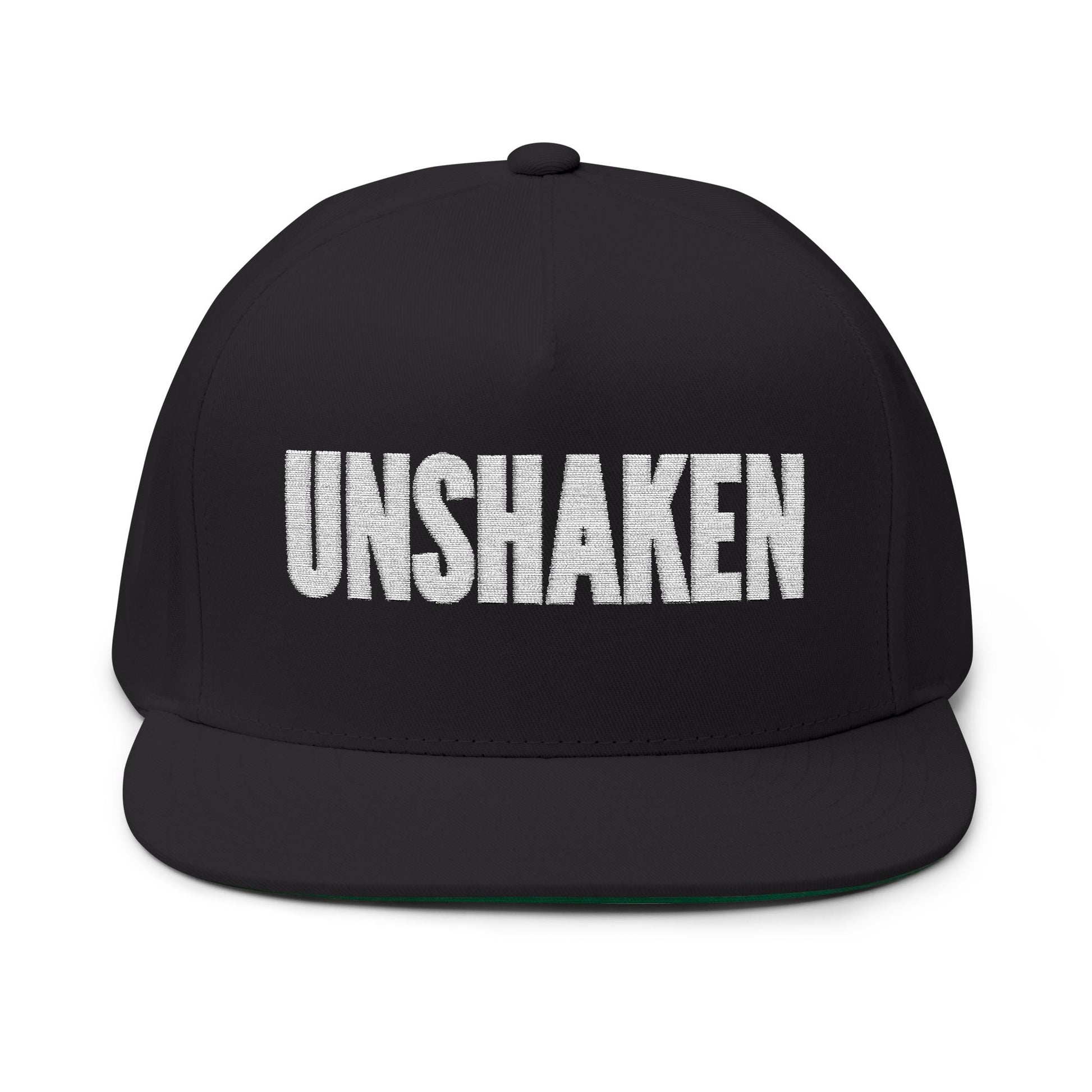 Front of Black Unshaken  Doxa Kairos™ Hat
