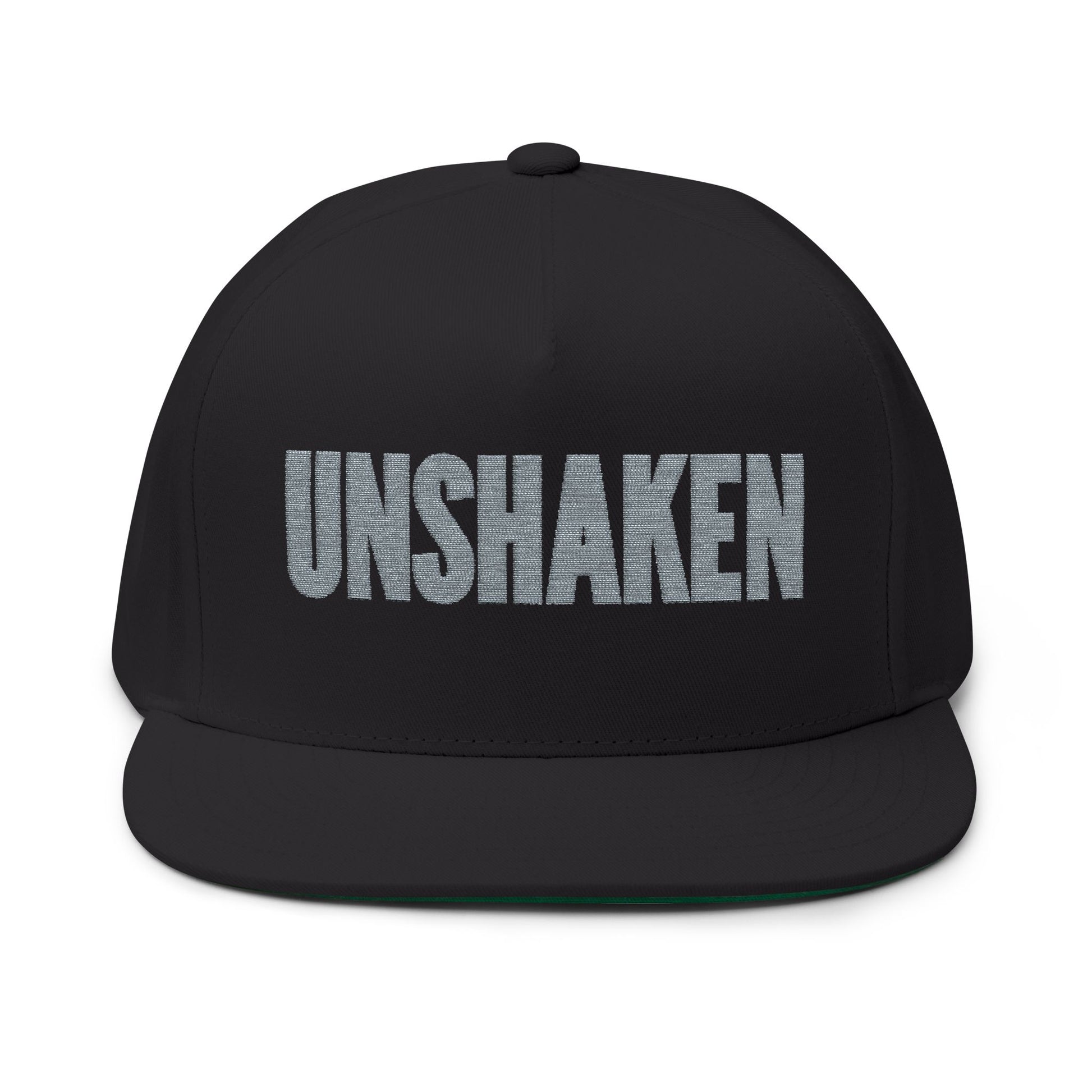 Front of Black Unshaken  Doxa Kairos™ Hat