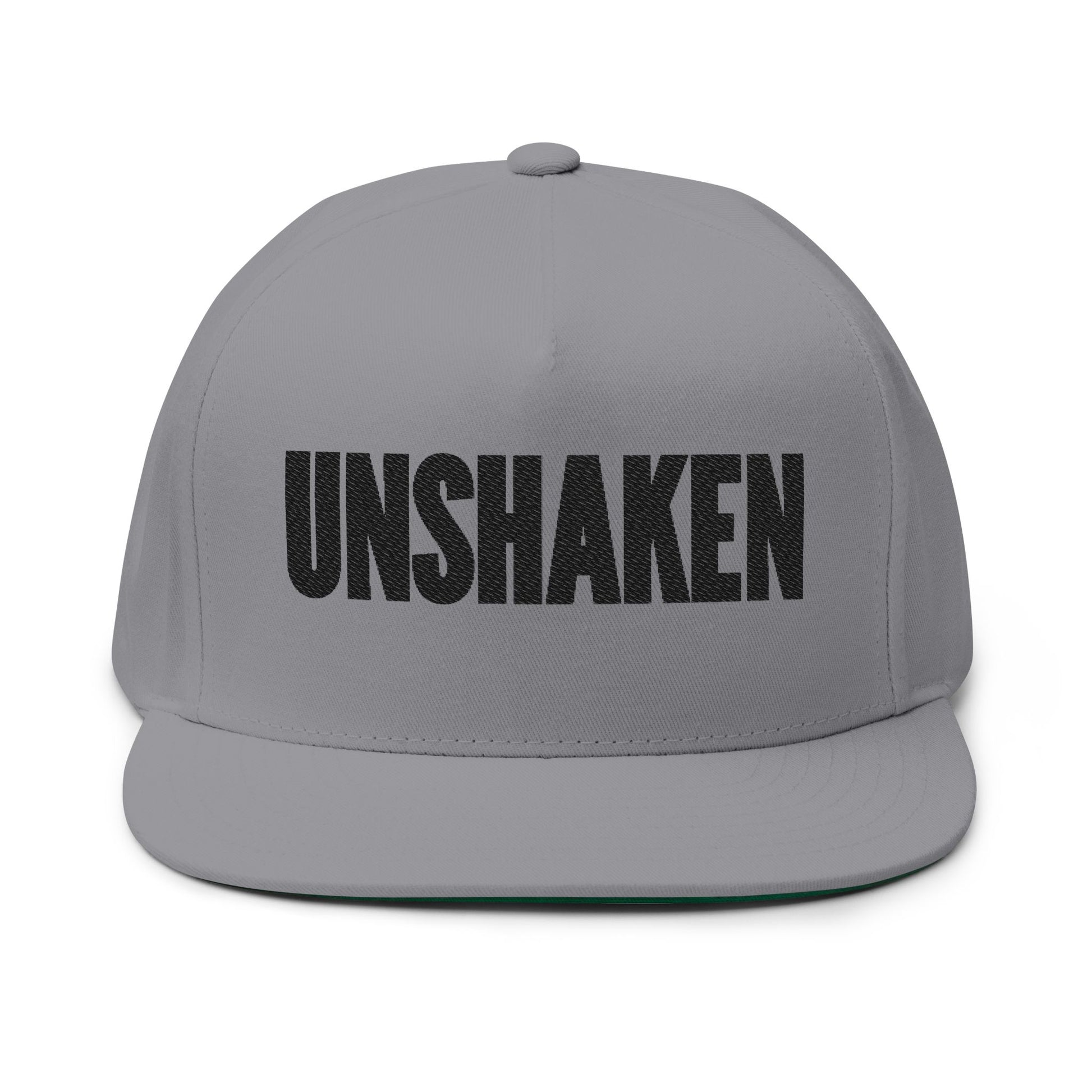 Front of Grey Unshaken  Doxa Kairos™ Hat