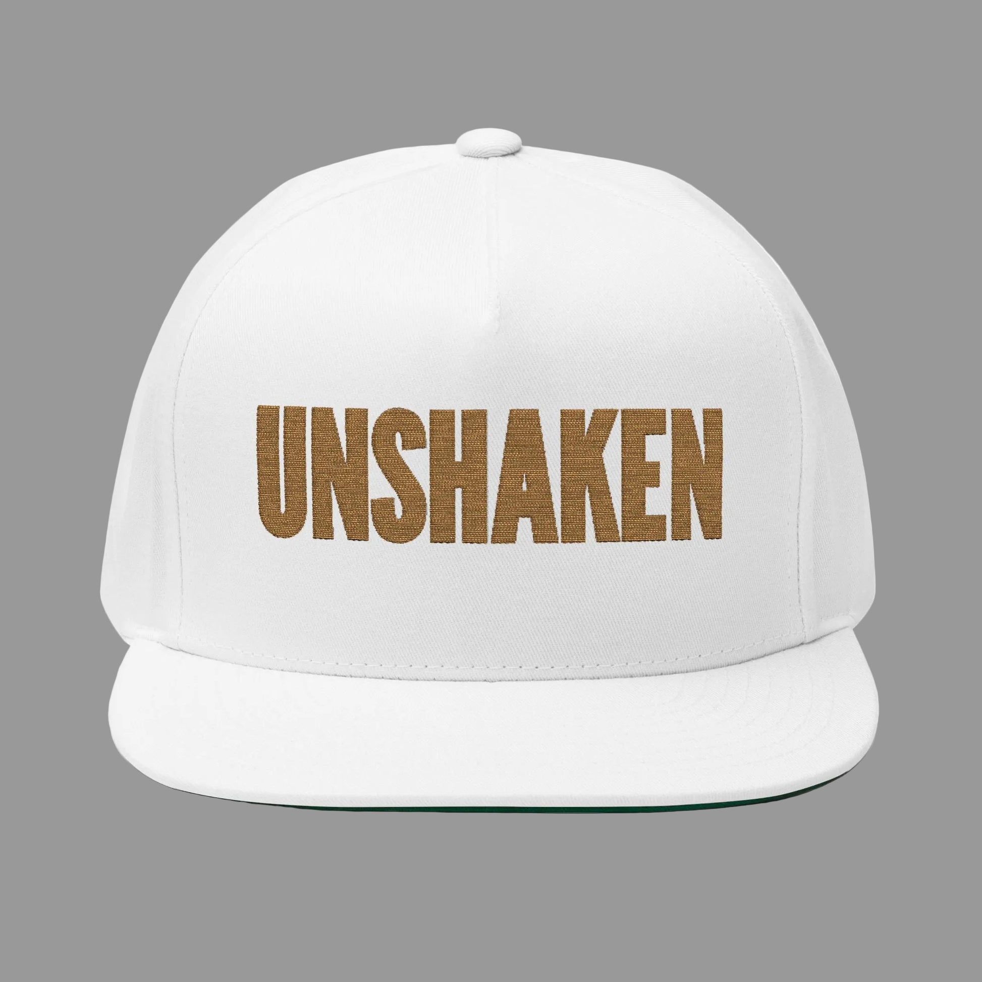 Front of Unshaken White  Doxa Kairos™ Hat