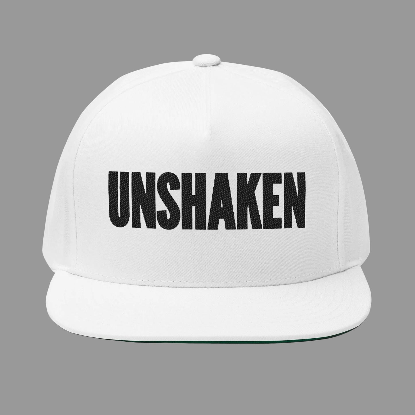 Front of White Unshaken  Doxa Kairos™ Hat