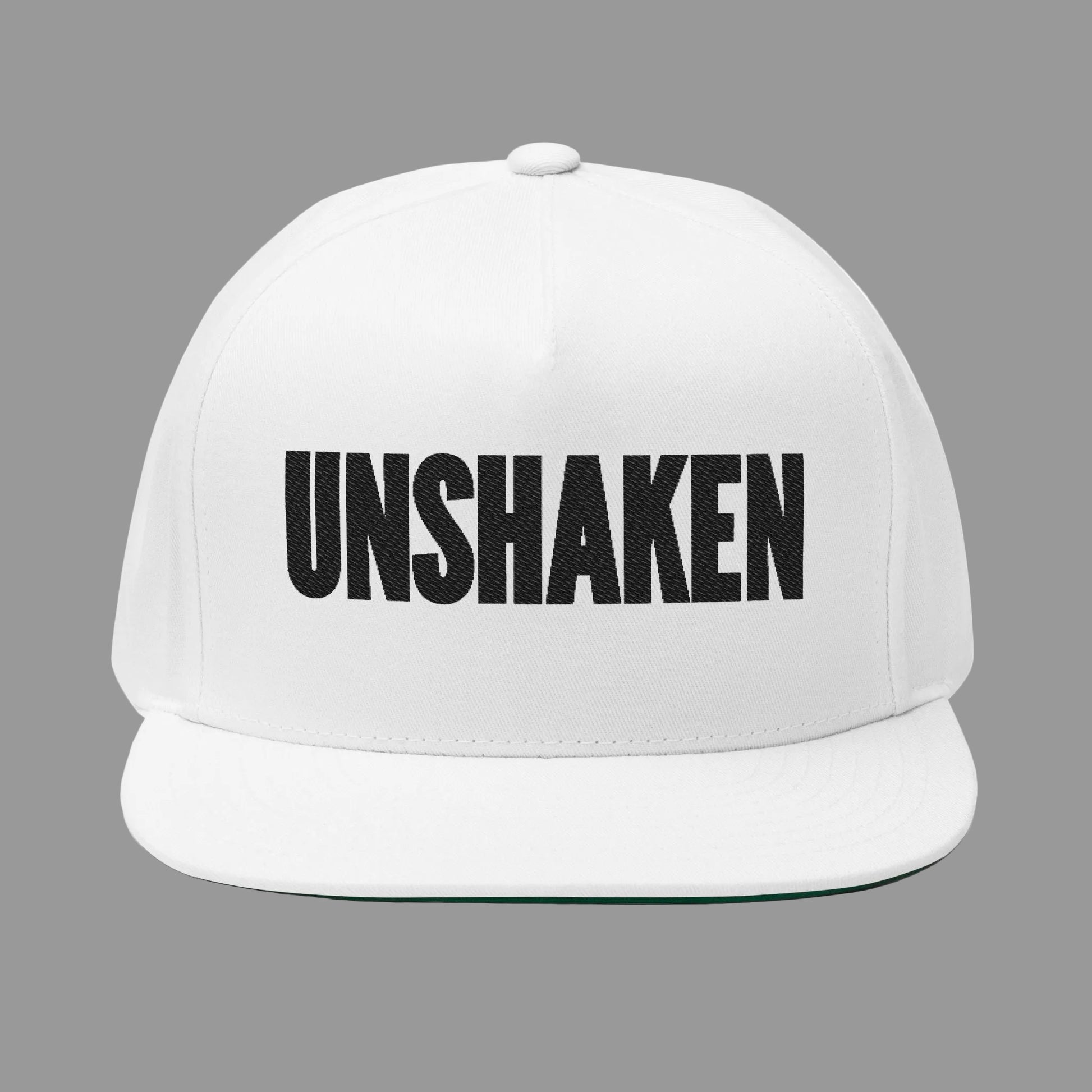 Front of White Unshaken  Doxa Kairos™ Hat