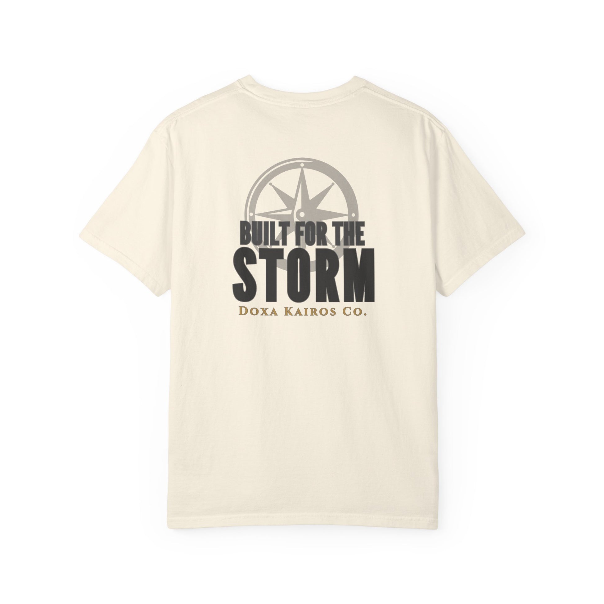 Back of Ivory Built for the Storm  Doxa Kairos™ Signature T-Shirt