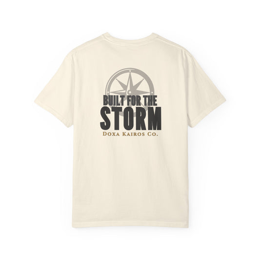 Back of Ivory Built for the Storm  Doxa Kairos™ Signature T-Shirt