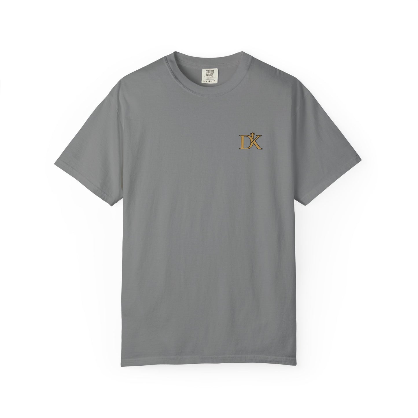 Front Logo of Grey Built for the Storm  Doxa Kairos™ Signature T-Shirt
