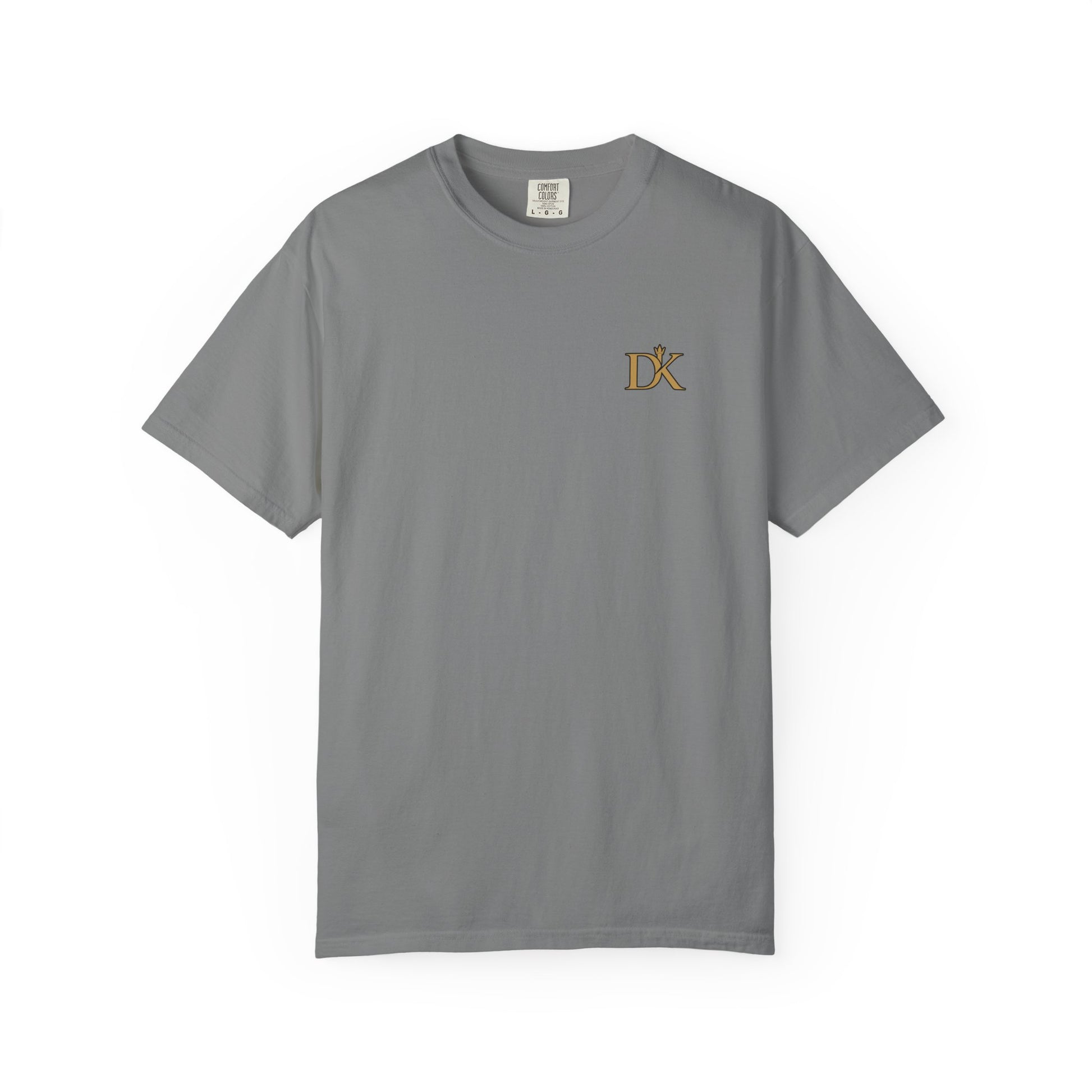 Front Logo of Grey Built for the Storm  Doxa Kairos™ Signature T-Shirt