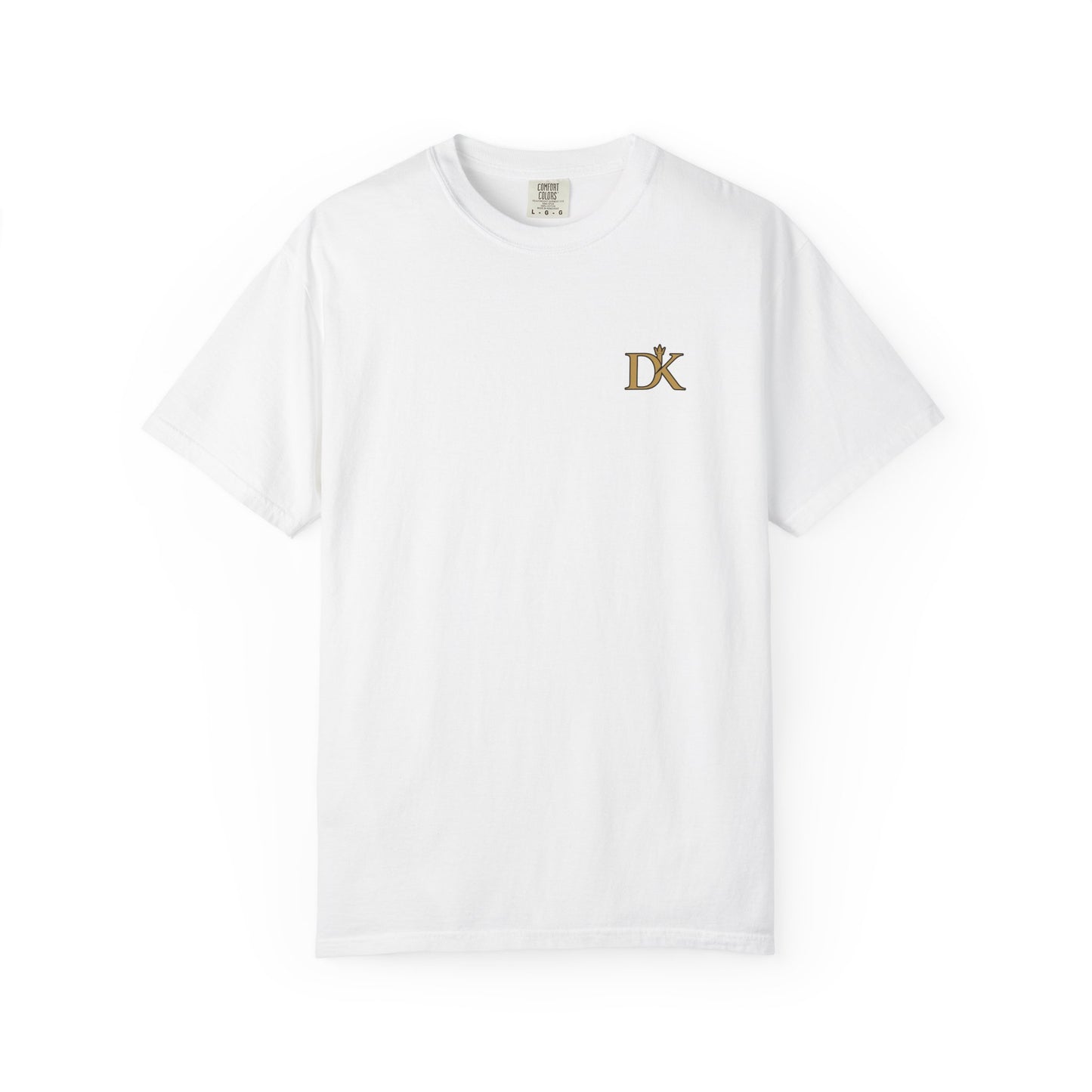 Front Logo of White  Built for the Storm  Doxa Kairos™ Signature T-Shirt