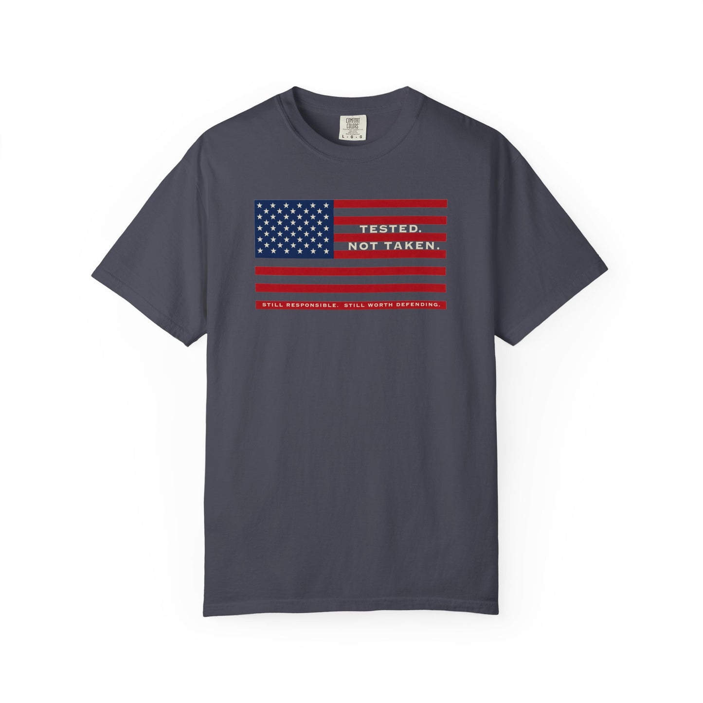 Front Graphite Tested Not Taken  Doxa Kairos™ Signature T-Shirt