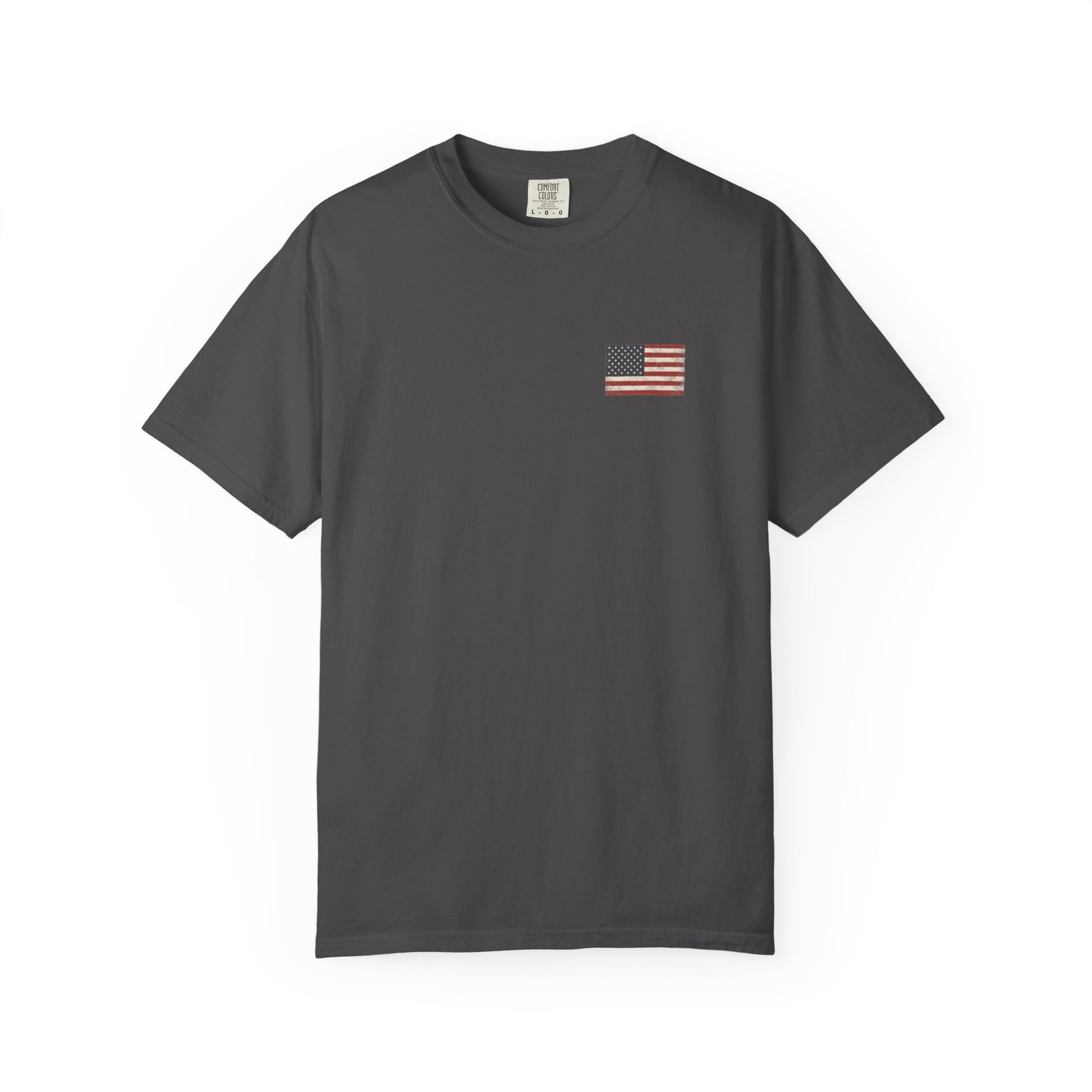 Front Flag of Grey Tested Not Taken  Doxa Kairos™ Signature T-Shirt