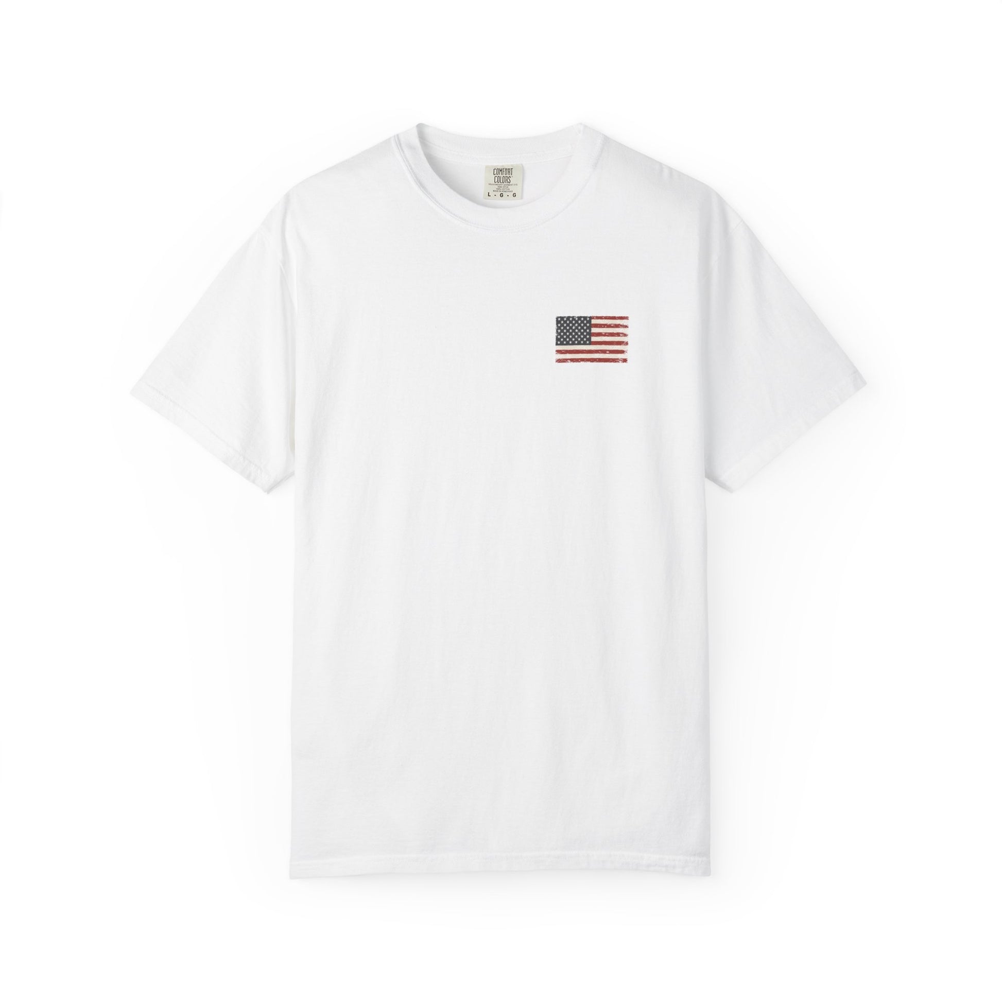 Front Flag of White Tested Not Taken  Doxa Kairos™ Signature T-Shirt