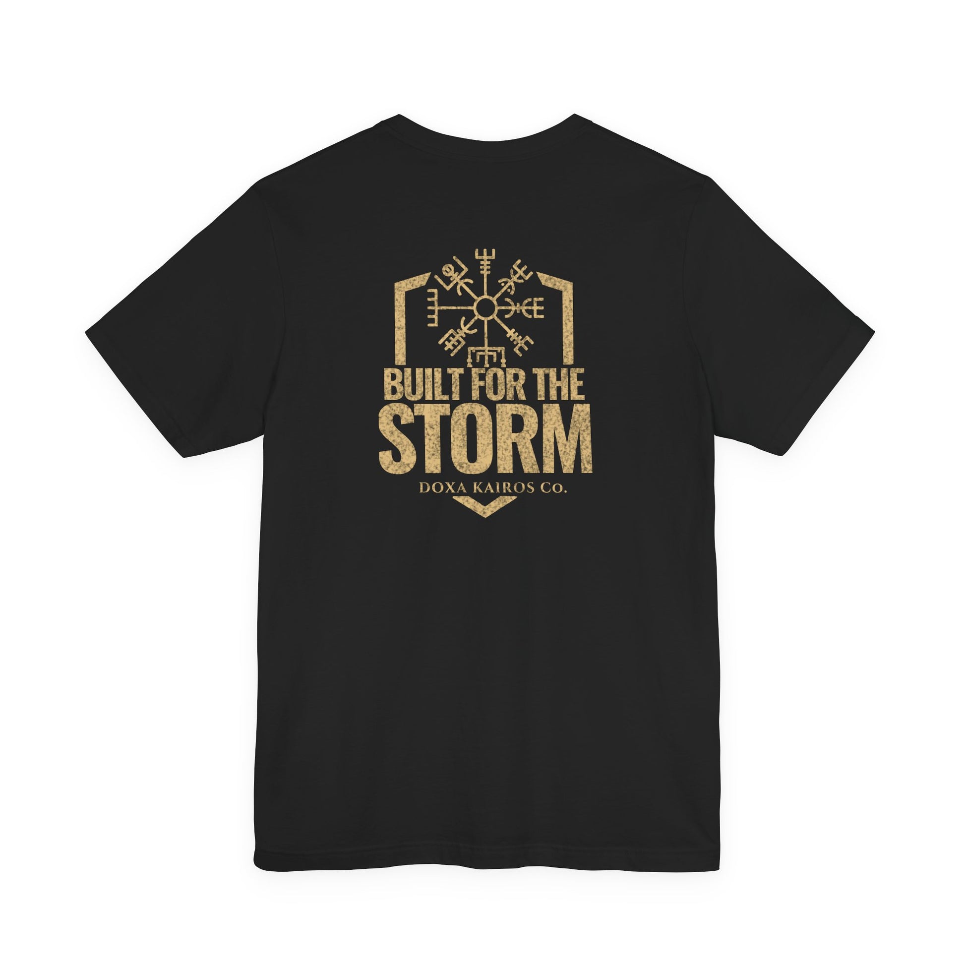 Back of Black Built for the Storm Doxa Kairos™ T-Shirt