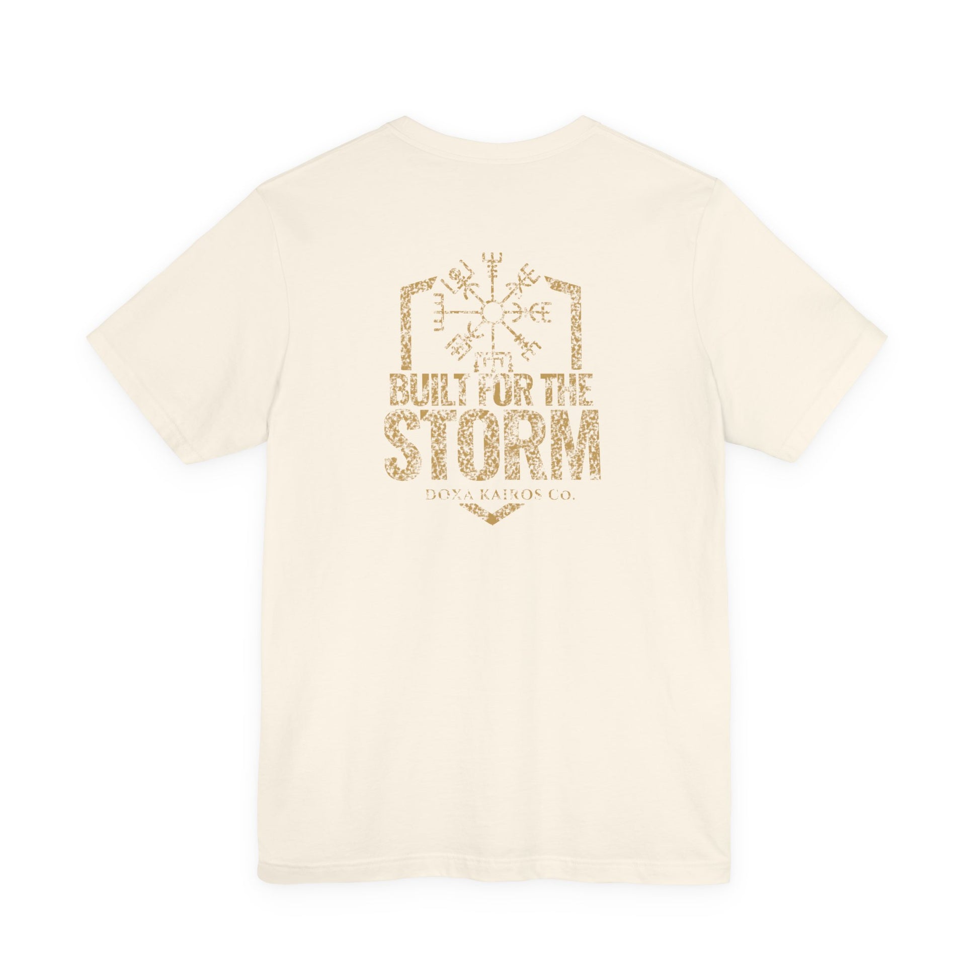Back of Natural Built for the Storm Doxa Kairos™ T-Shirt