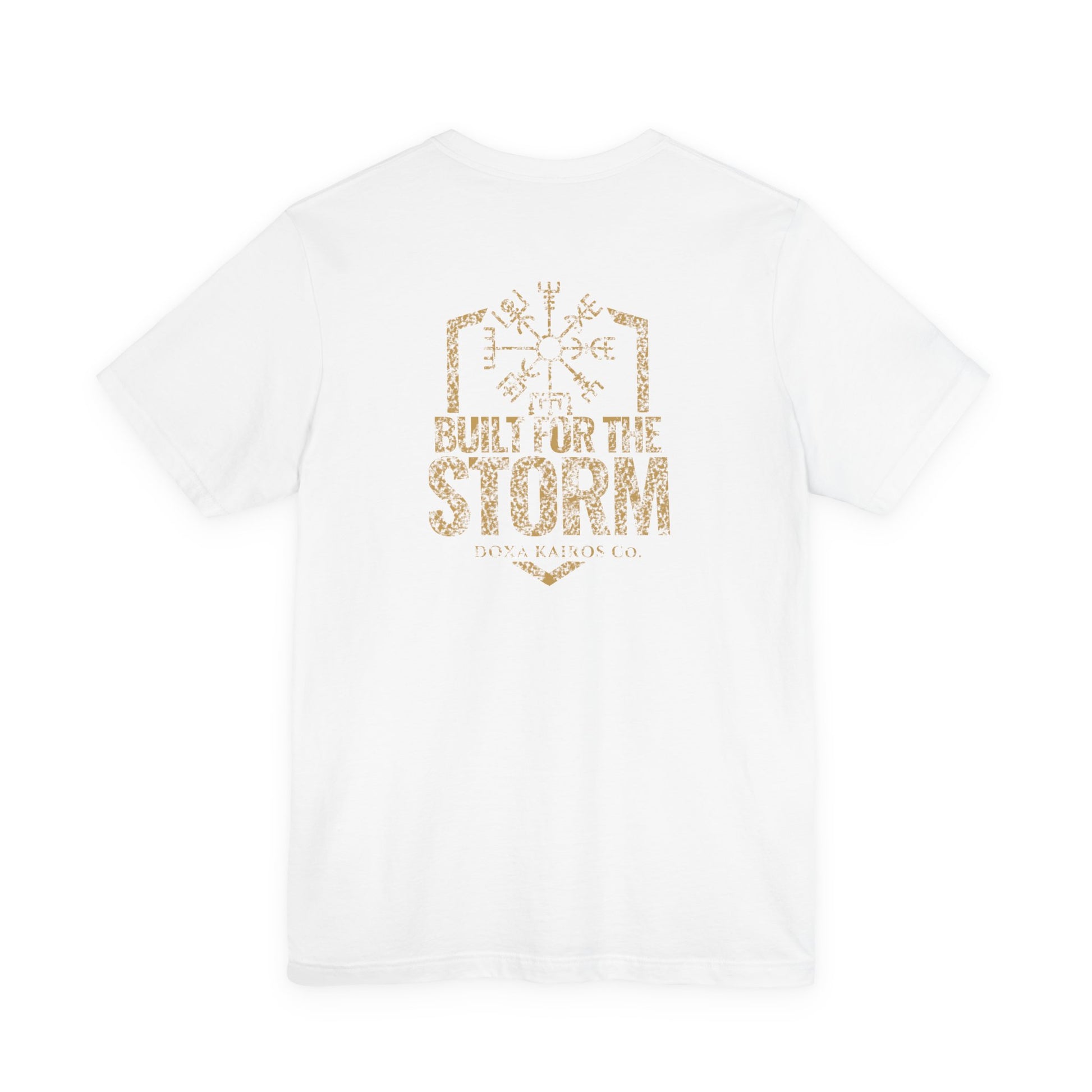 Back of White Built for the Storm Doxa Kairos™ T-Shirt