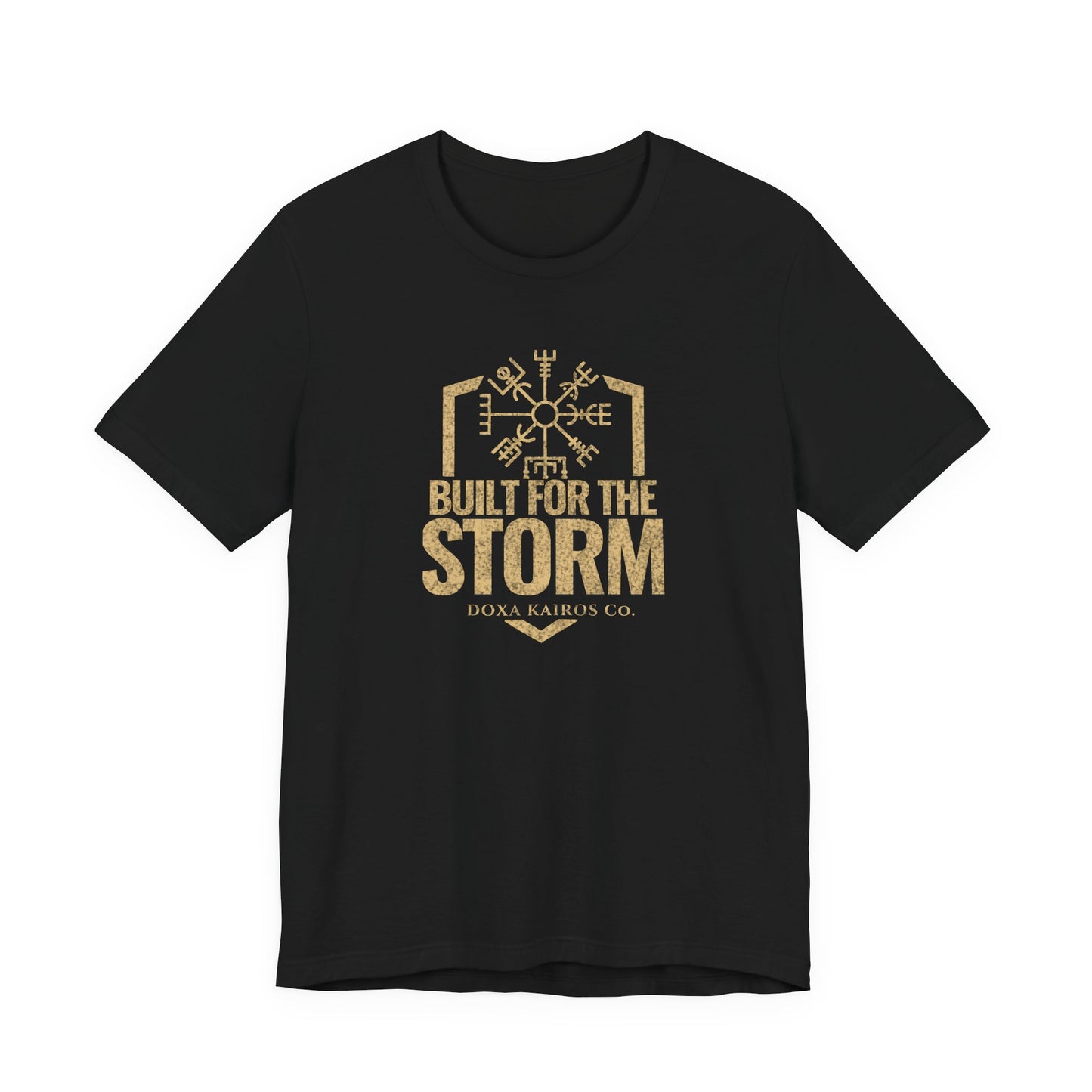 Front of Black Built for the Storm Doxa Kairos™ T-Shirt