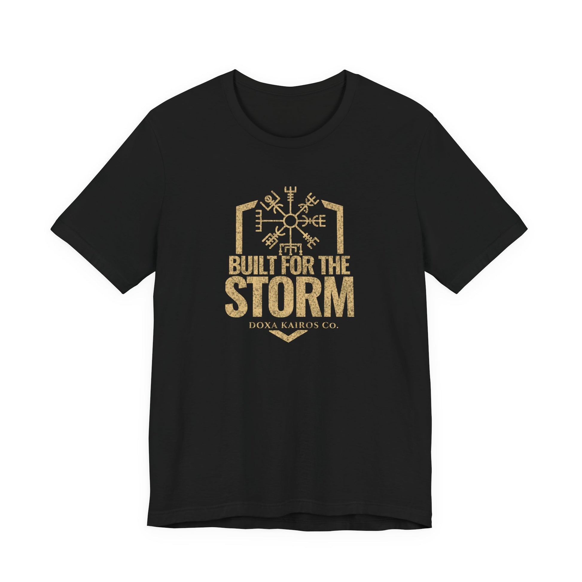Front of Black Built for the Storm Doxa Kairos™ T-Shirt