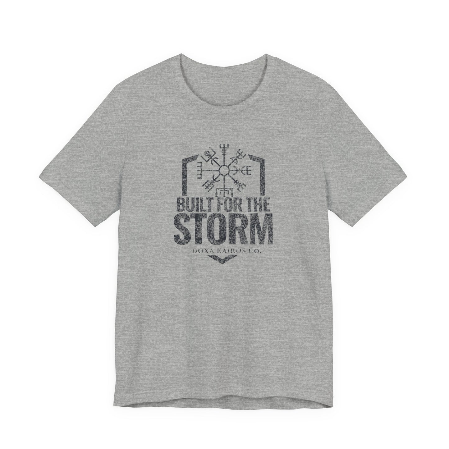 Front of Grey Built for the Storm Doxa Kairos™ T-Shirt