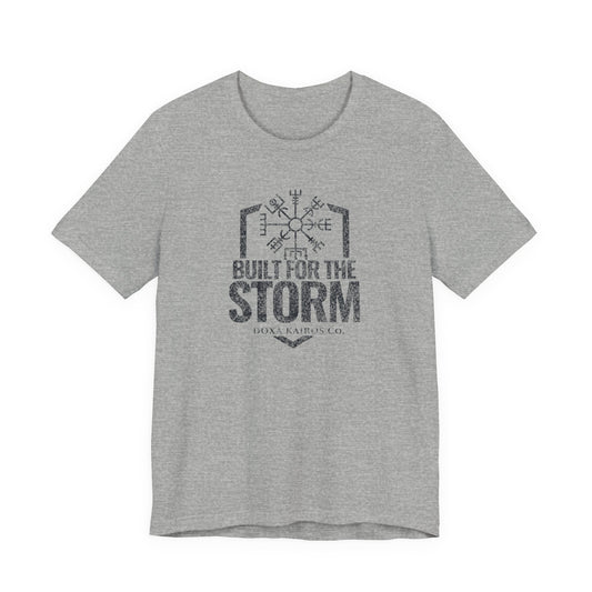 Front of Grey Built for the Storm Doxa Kairos™ T-Shirt