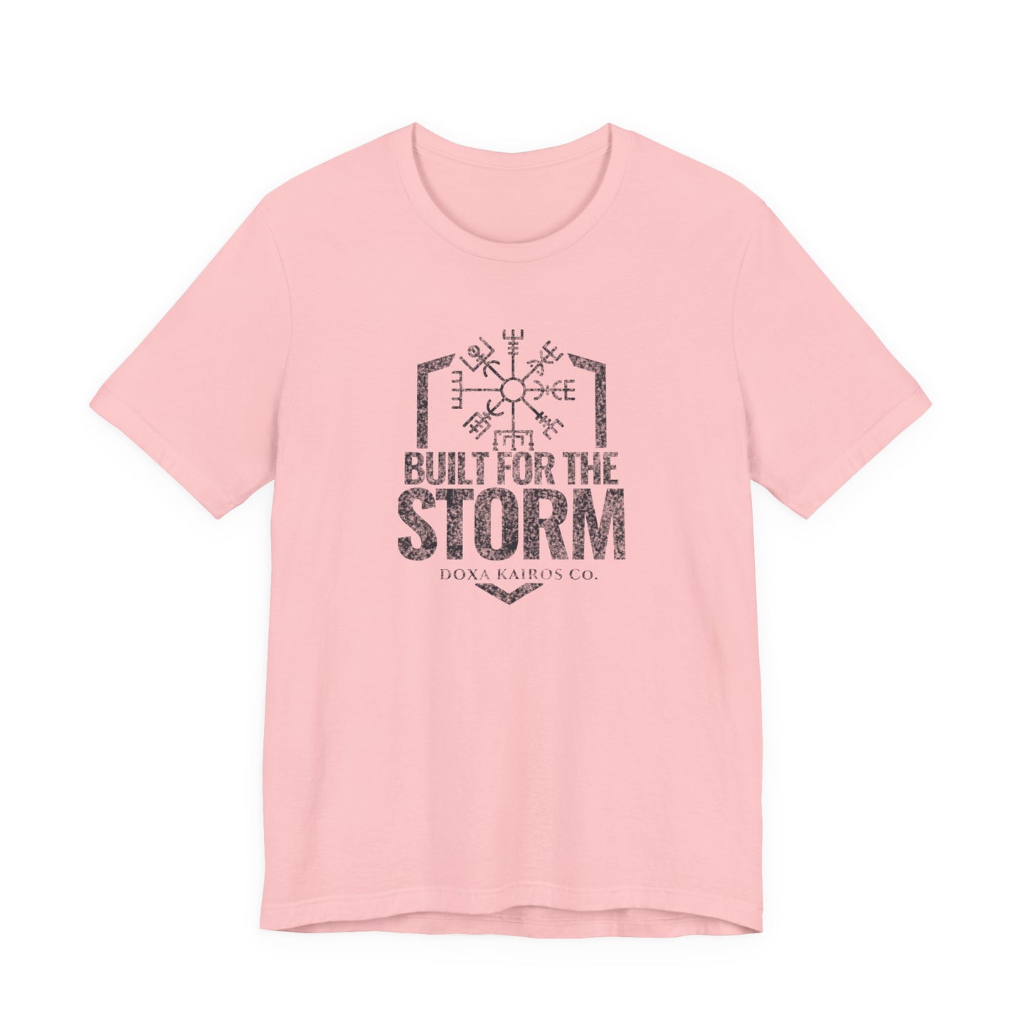 Front of Pink Built for the Storm Doxa Kairos™ T-Shirt