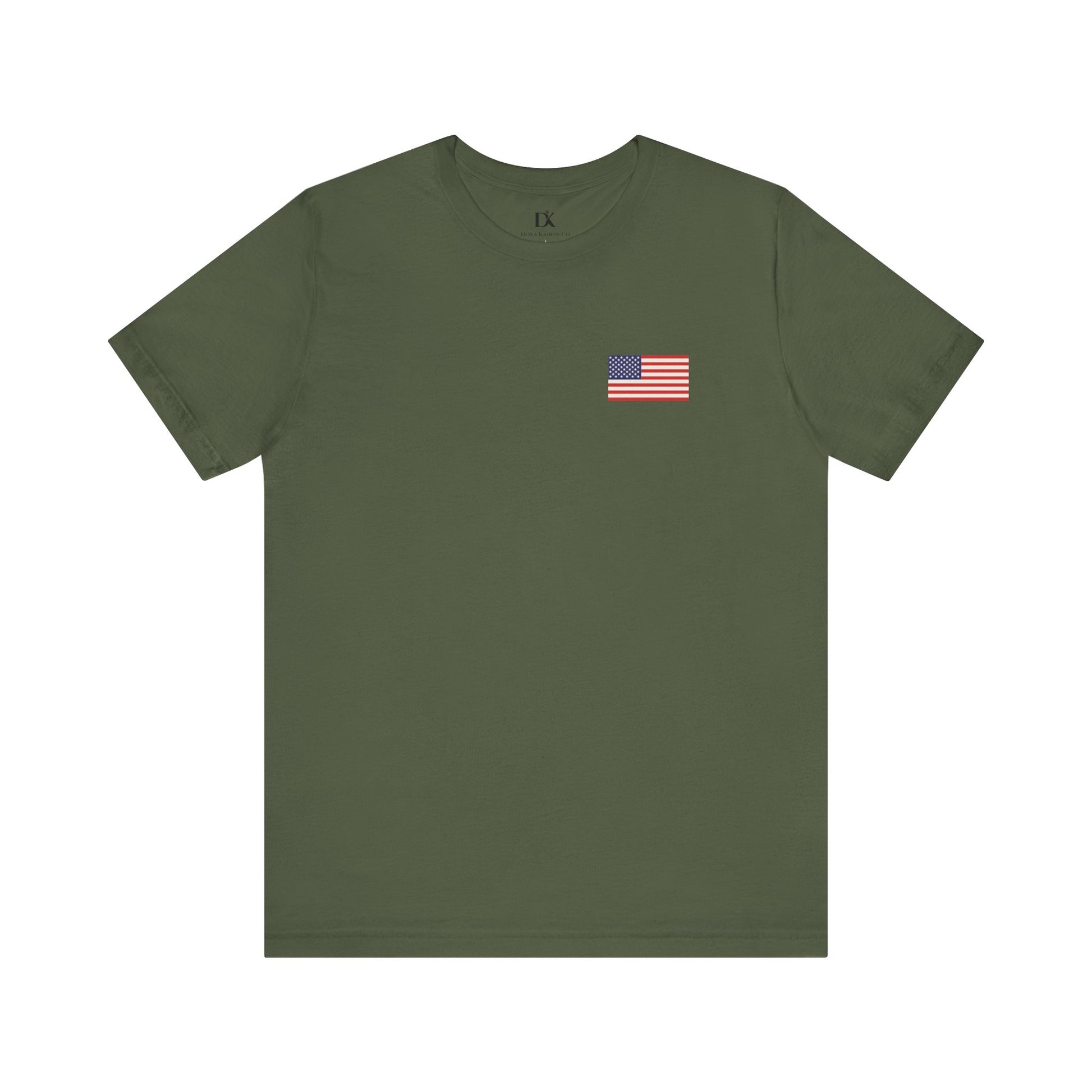 Army Green Front Flag Logo of FAFO Doxa Kairos™ T-Shirt