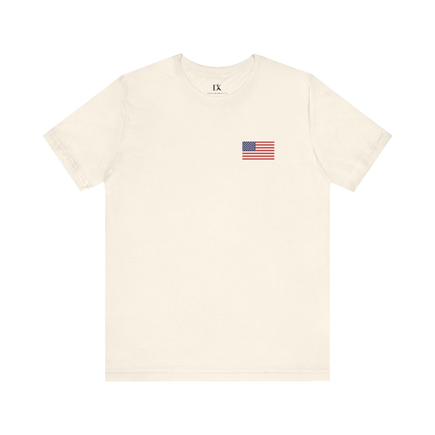 Natural Front Flag Logo of FAFO Doxa Kairos™ T-Shirt