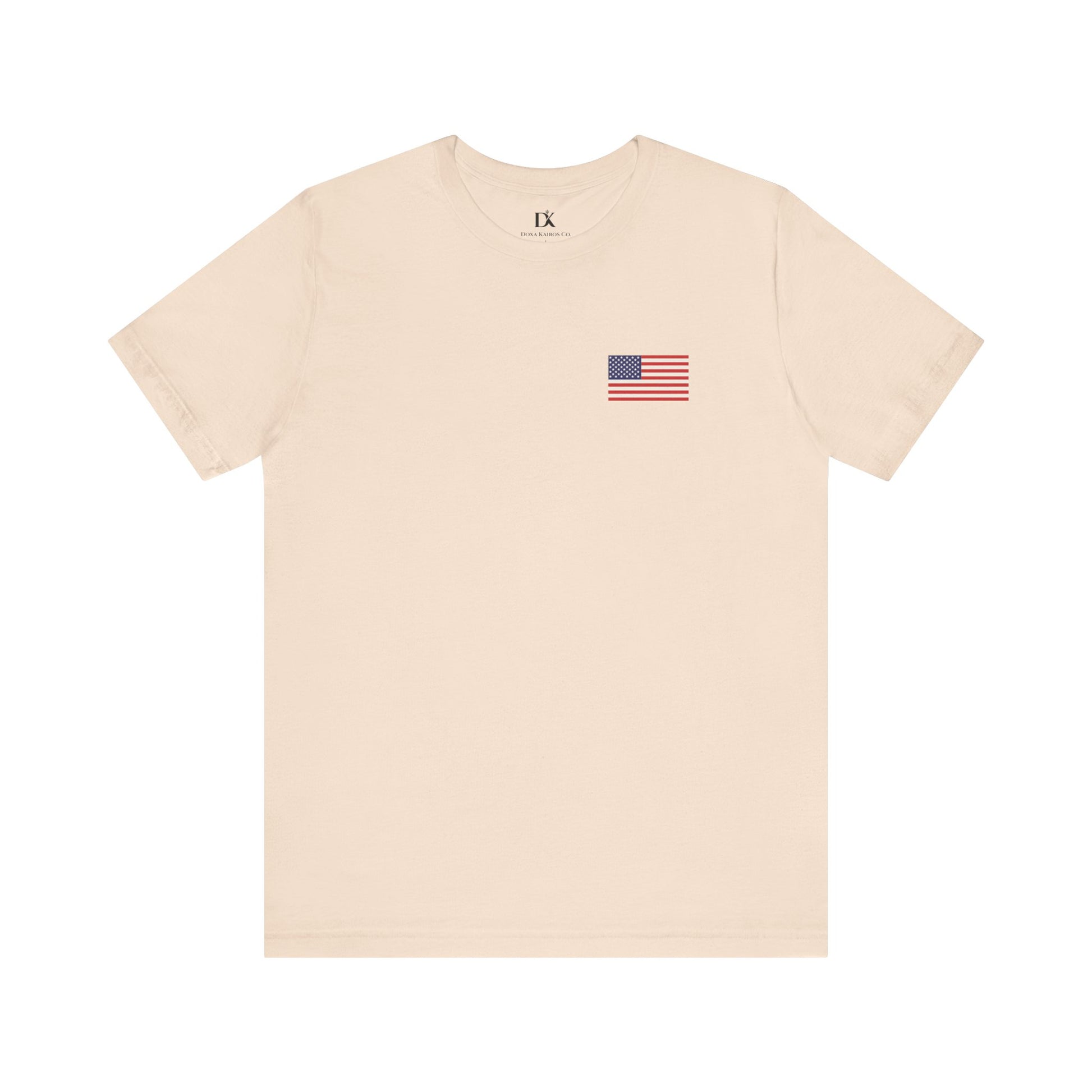 Soft Cream Front Flag Logo of FAFO Doxa Kairos™ T-Shirt