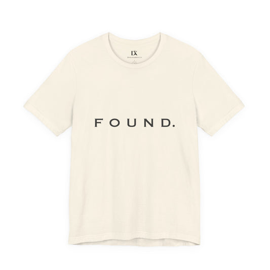 Front of Natural Found Wordmark  Doxa Kairos™ T-Shirt