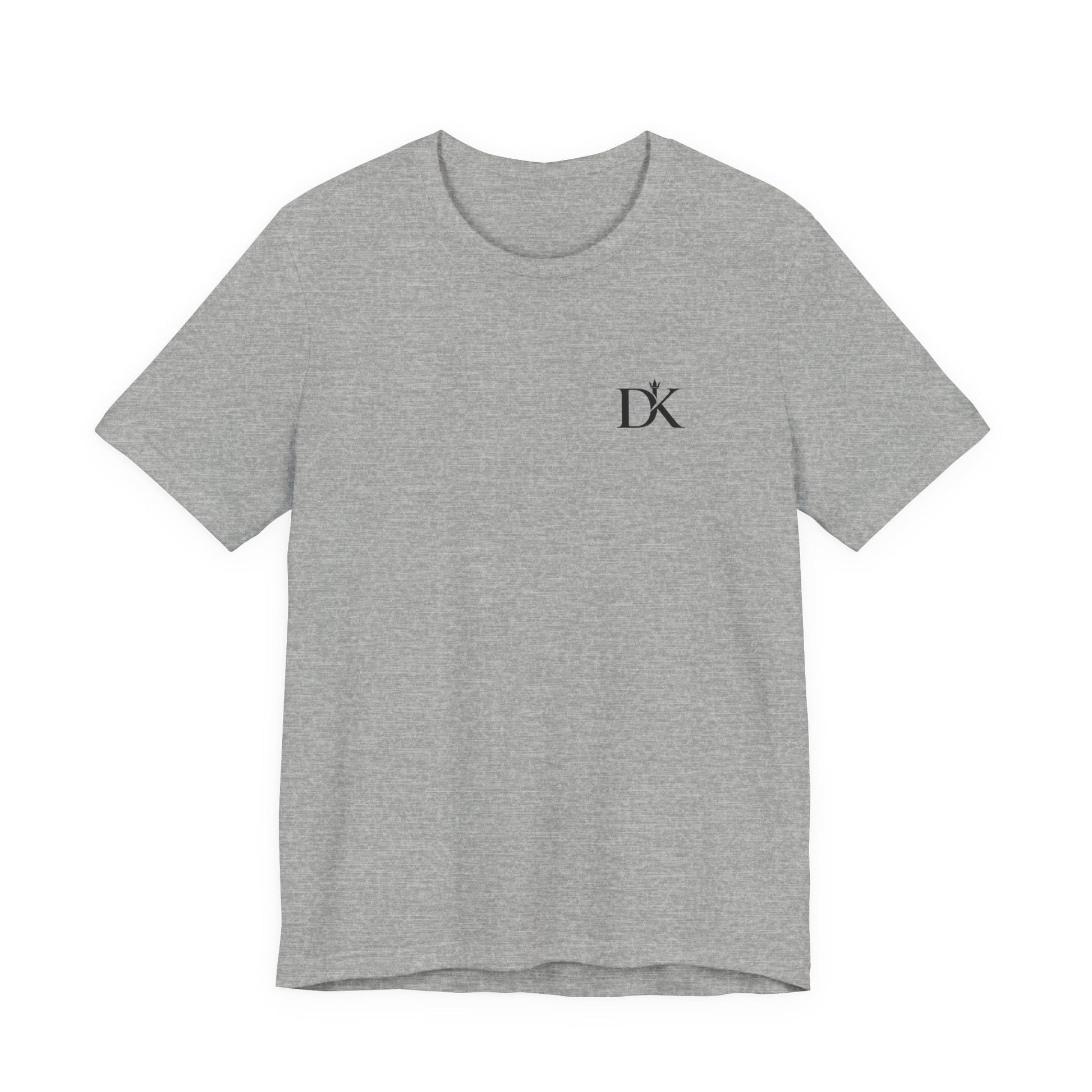 Front Logo of Grey Quietly Relentless Doxa Kairos™ T-Shirt